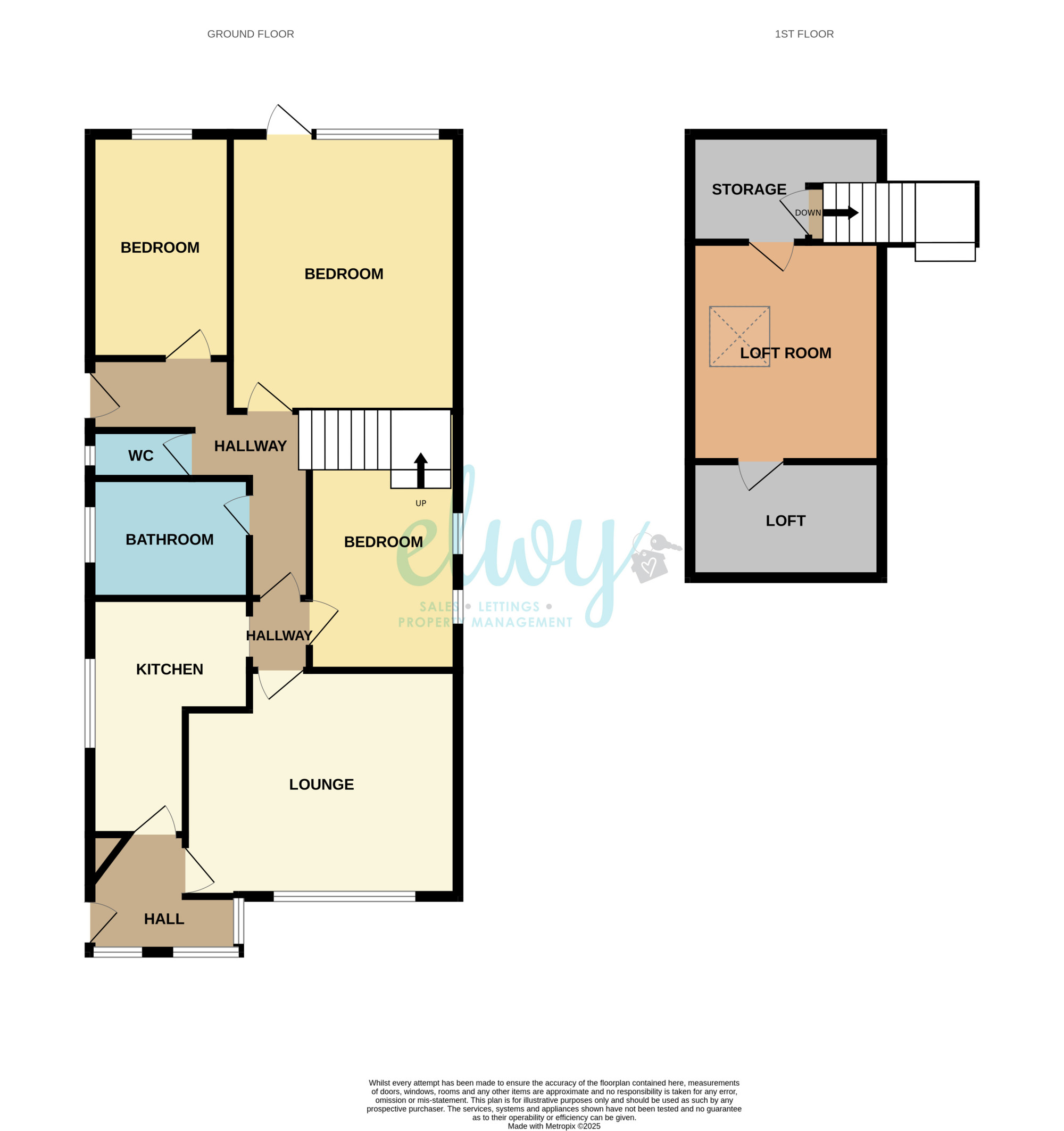 123, Ffordd Derwen, Rhyl floorplan