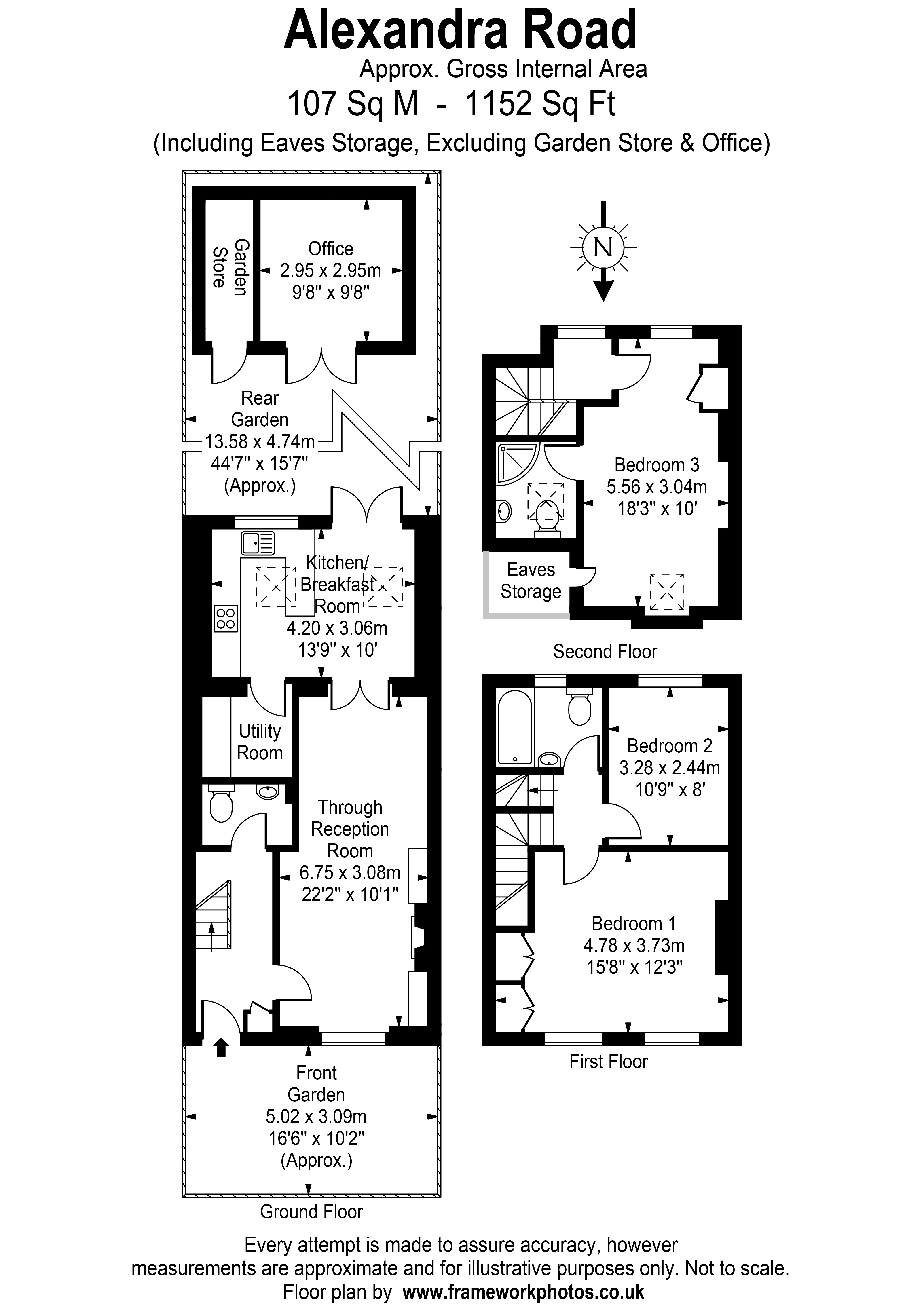 Alexandra Road, Surrey floorplan