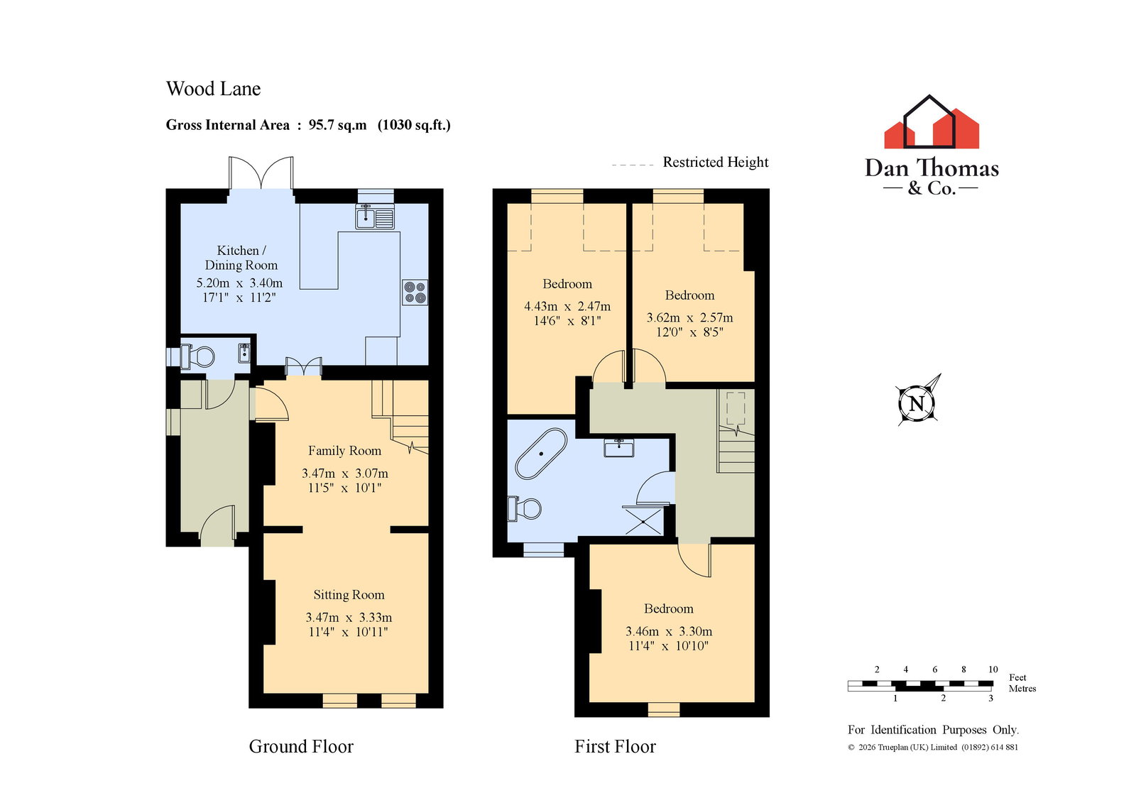 3, Wood Lane, Dartford floorplan