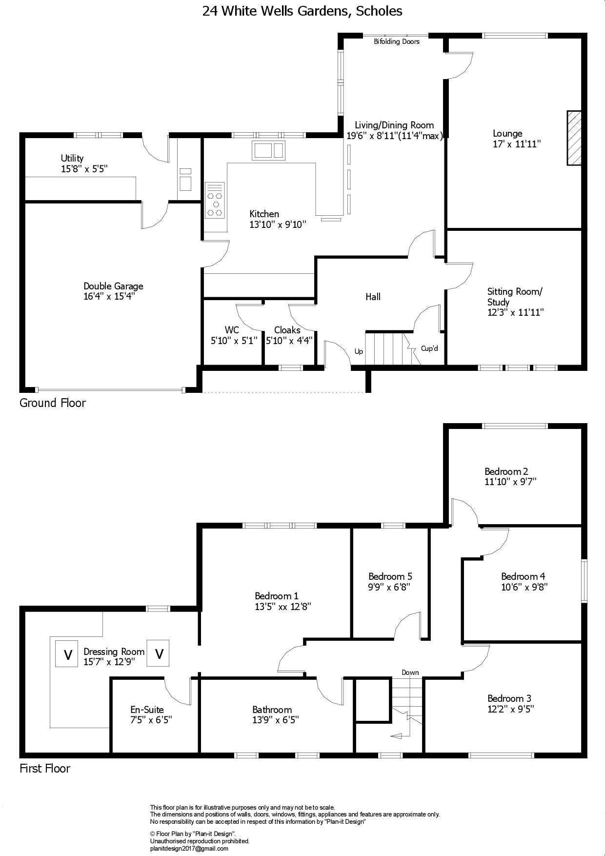 24, White Wells Gardens, Scholes floorplan