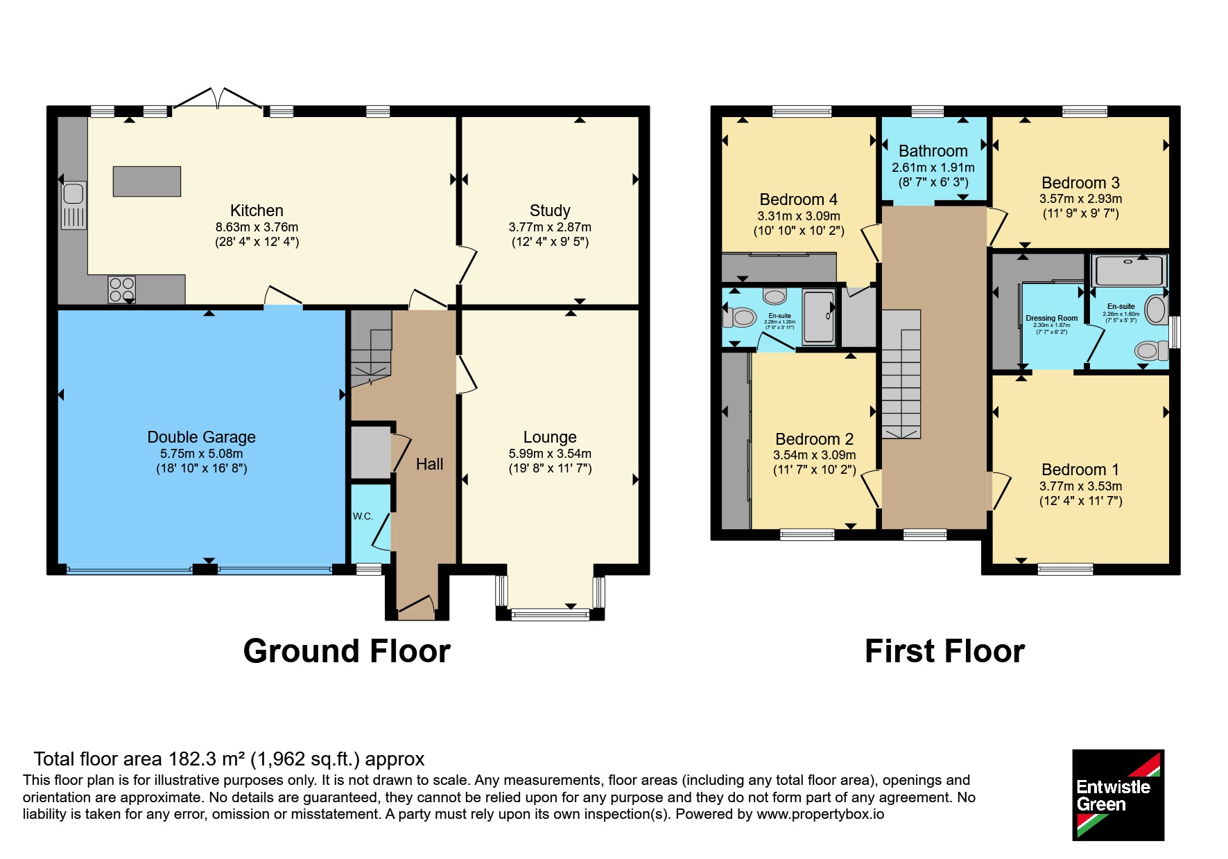 1, Moss Nook Drive, Lancashire floorplan