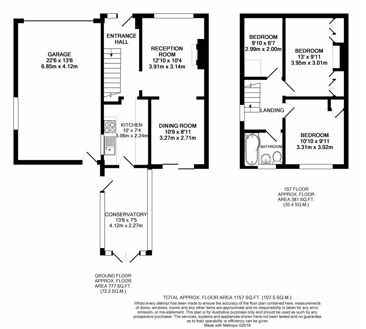 Free property report 31 Brooke Drive, Brimington, S43 1PG Chimnie
