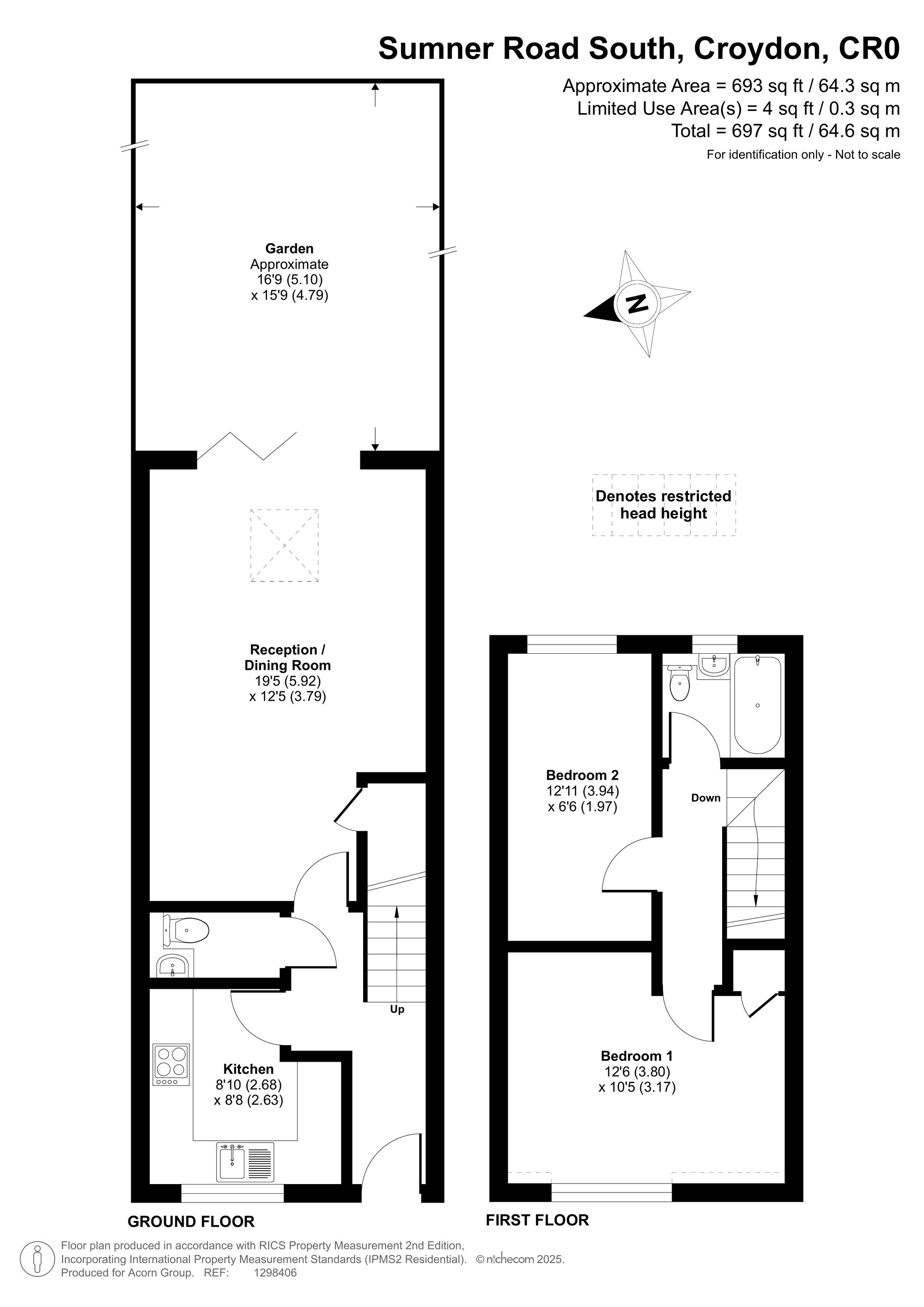 159a, Sumner Road South, Croydon floorplan