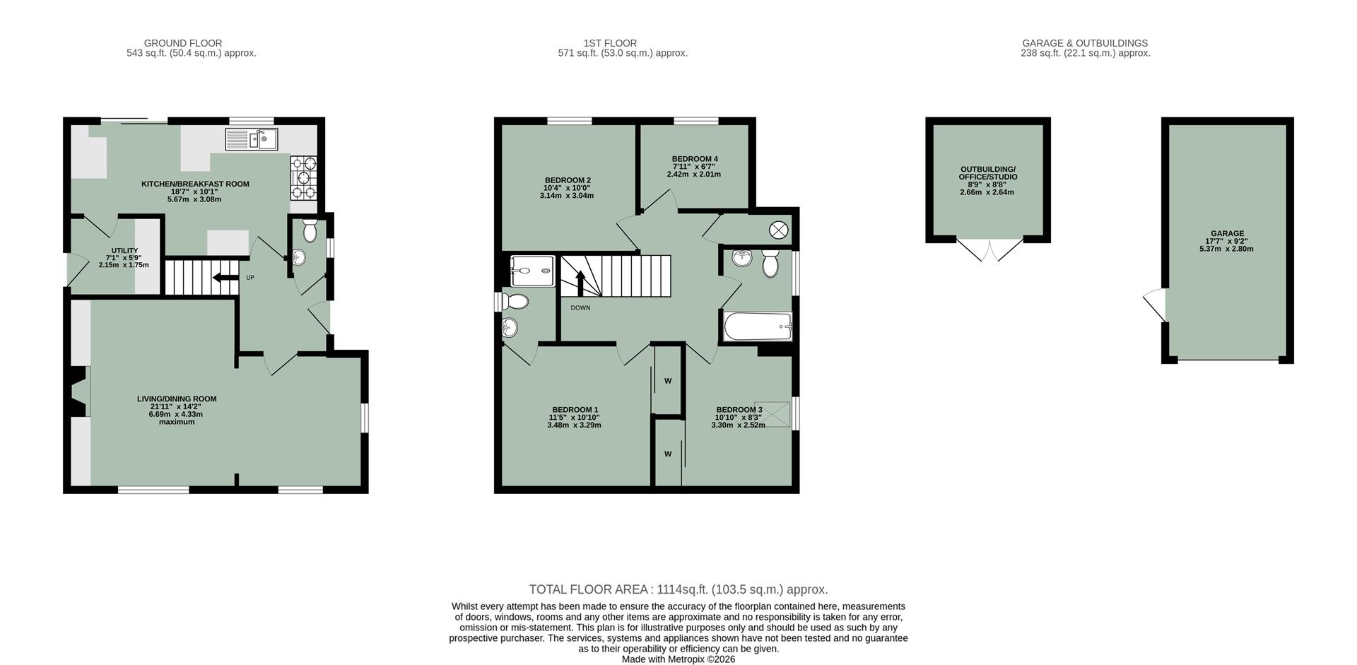 40, French Laurence Way, Chalgrove floorplan