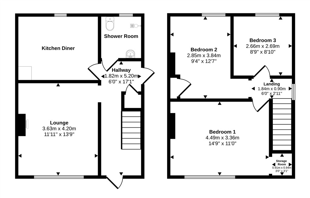 21, Brookfield Road, London floorplan