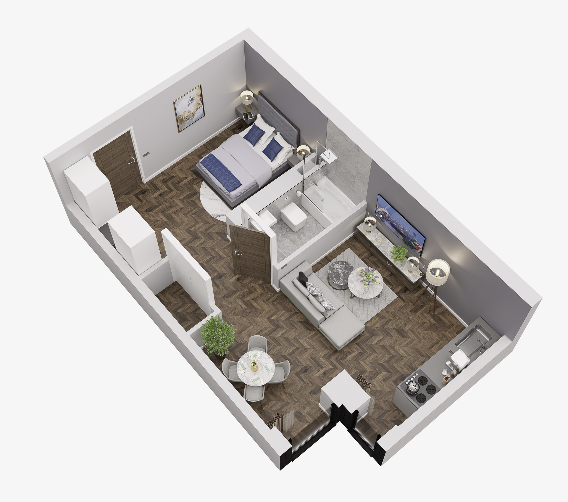 West One floorplan