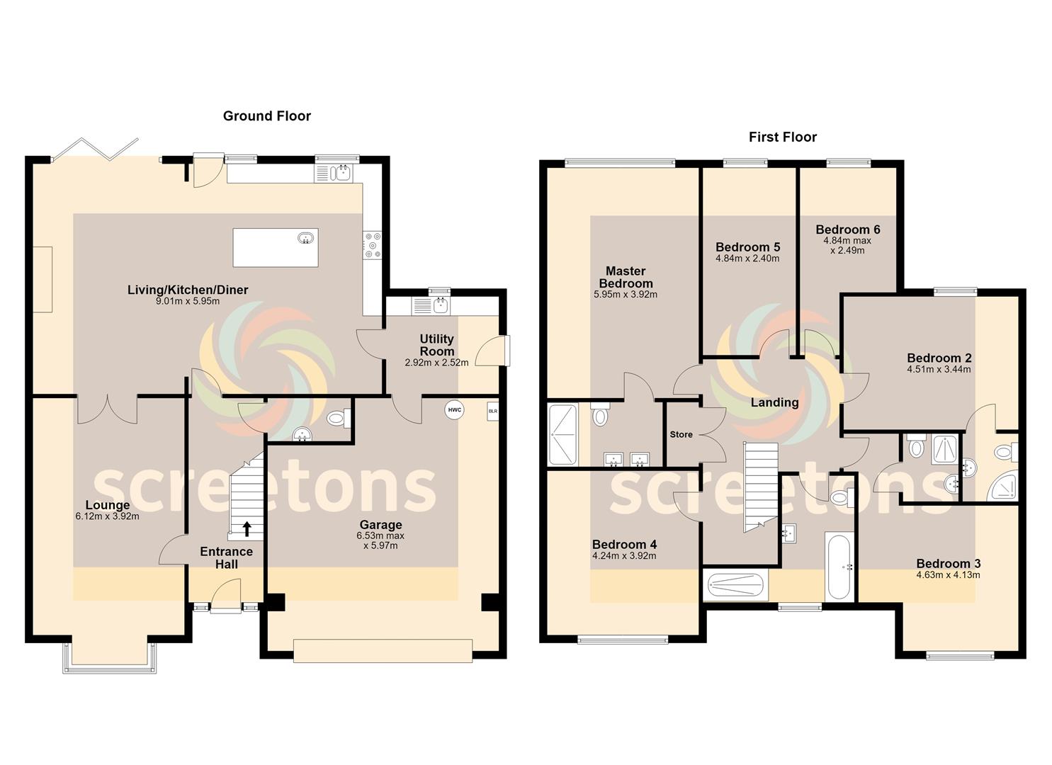 Barnsdale House, Main Street, Hatfield Woodhouse floorplan