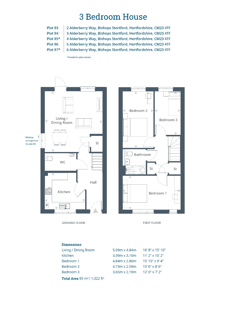 3, Maltings Place, Bishops Stortford floorplan