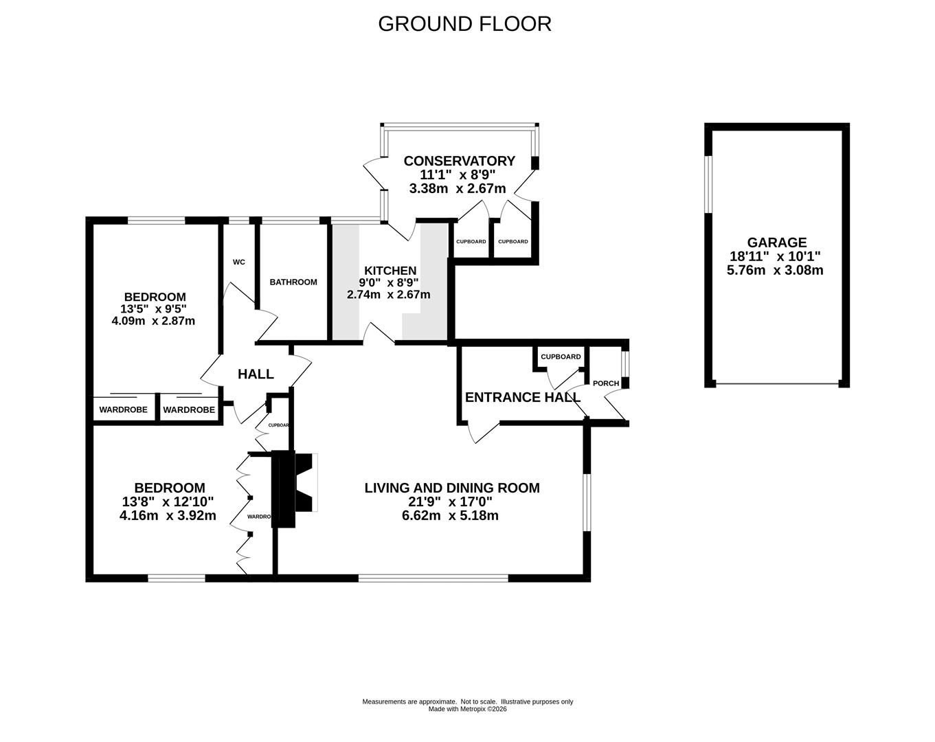 2, Queens Court, Wilmslow floorplan