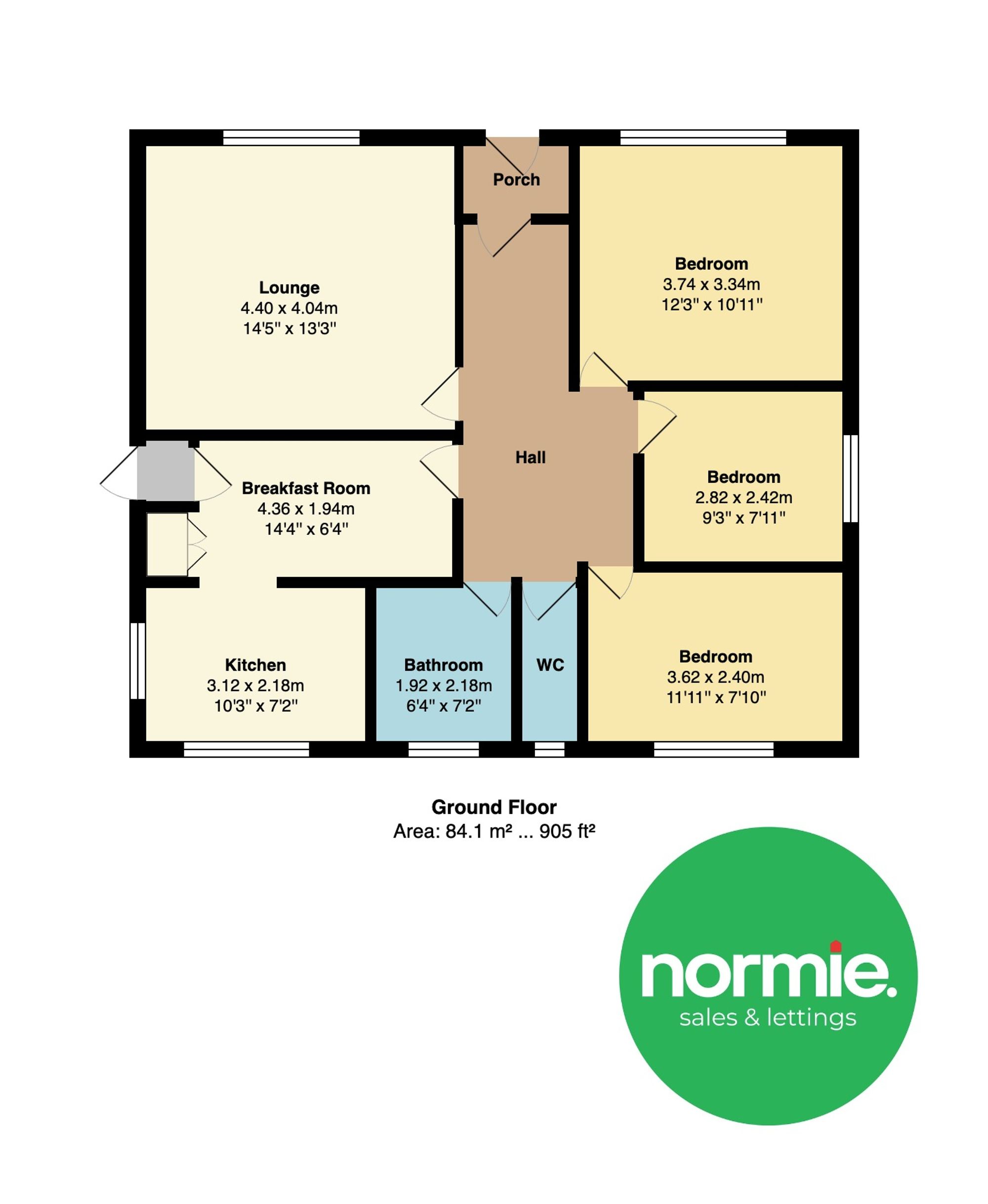 34 Langdale Drive, Bury floorplan