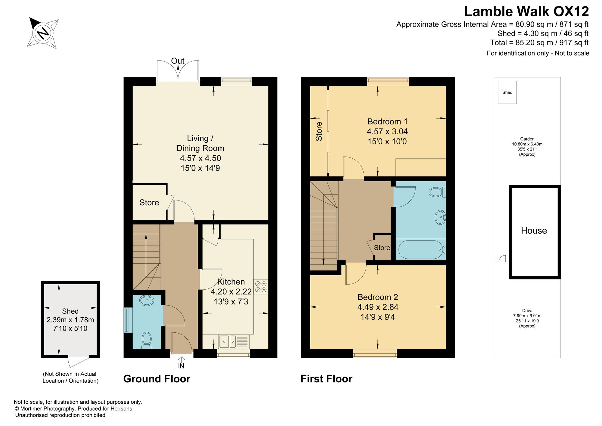 19 Lamble Walk, Wantage floorplan