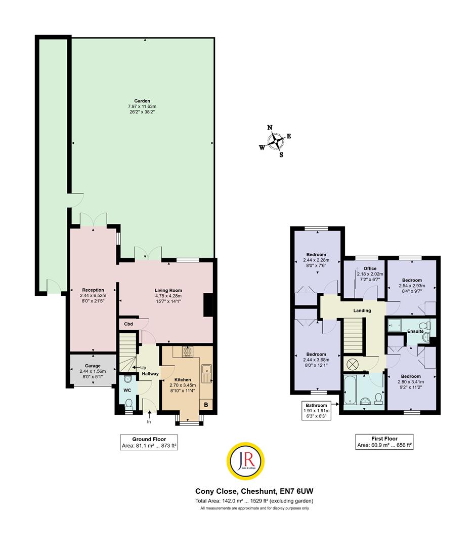 1, Cony Close, Waltham Cross floorplan
