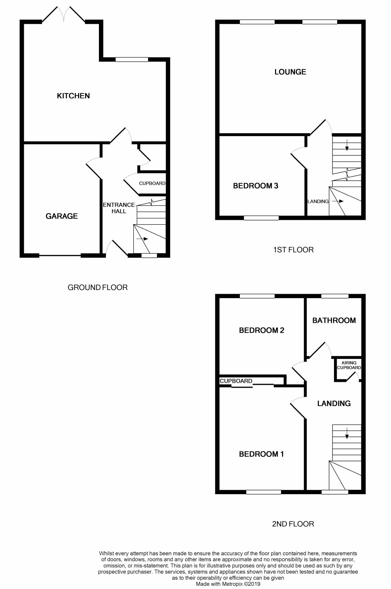 3 Bedrooms Town house for sale in James Way, Hucclecote, Gloucester GL3