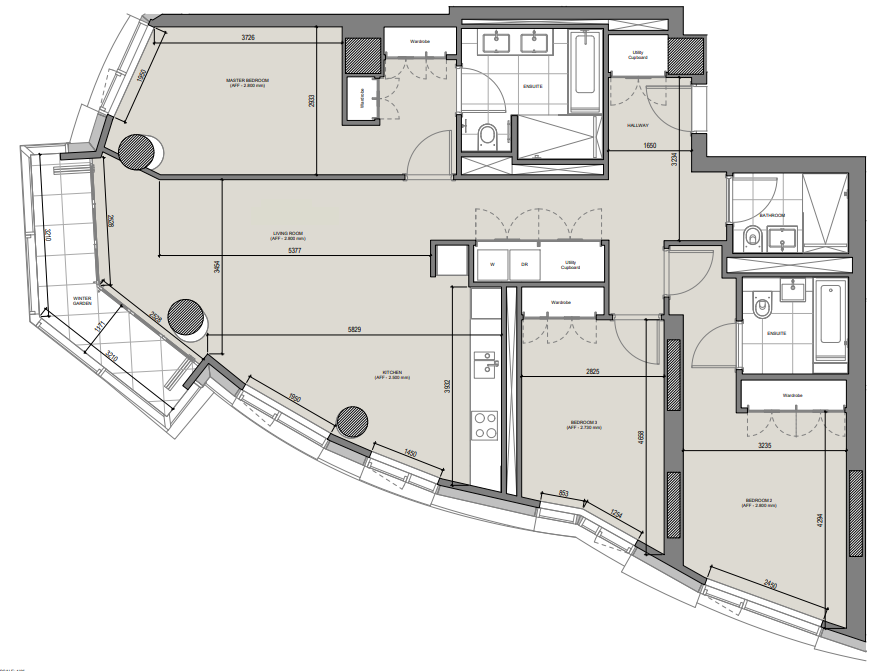 PP1.02.05, Battersea, London floorplan