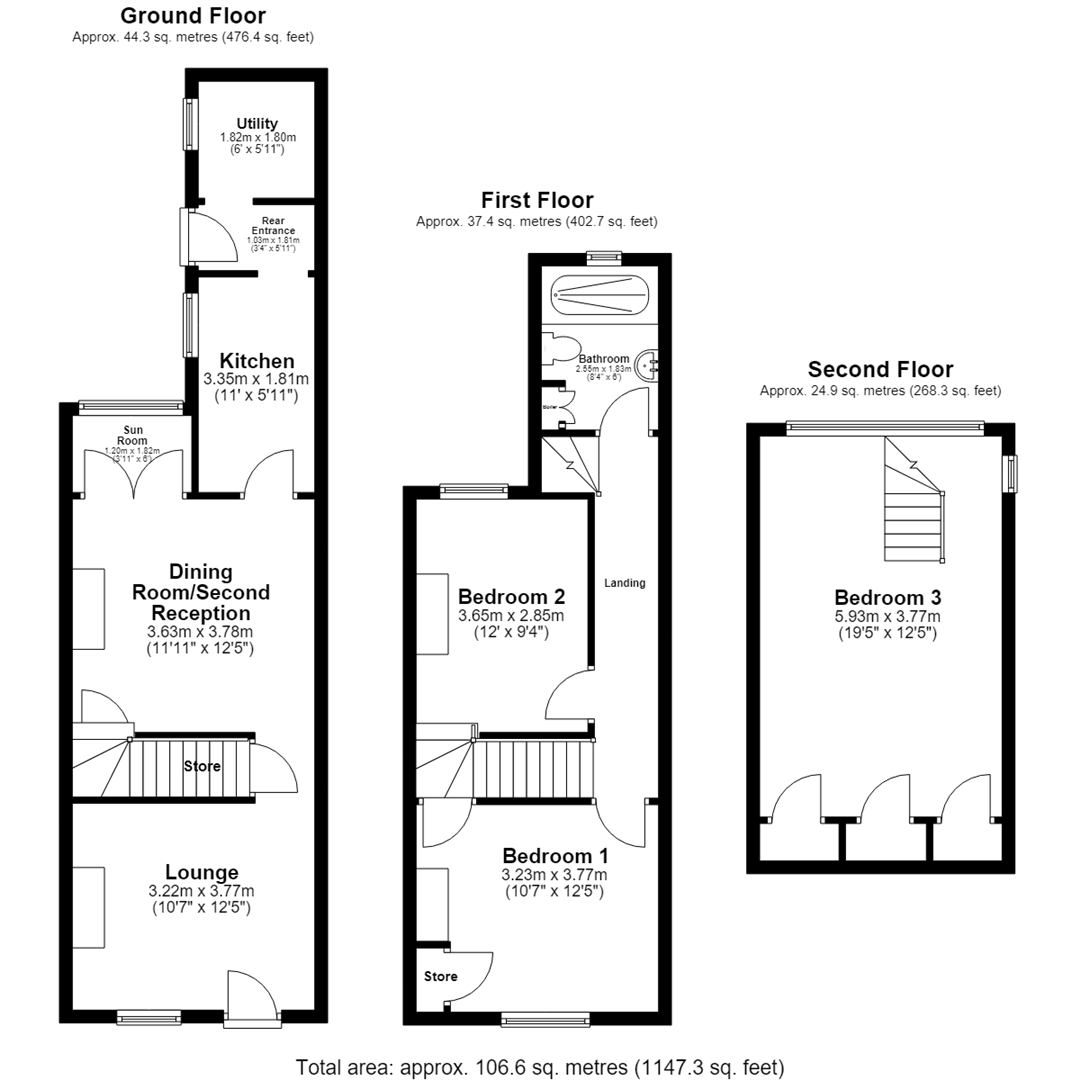 13, Woodville Terrace, Selby floorplan