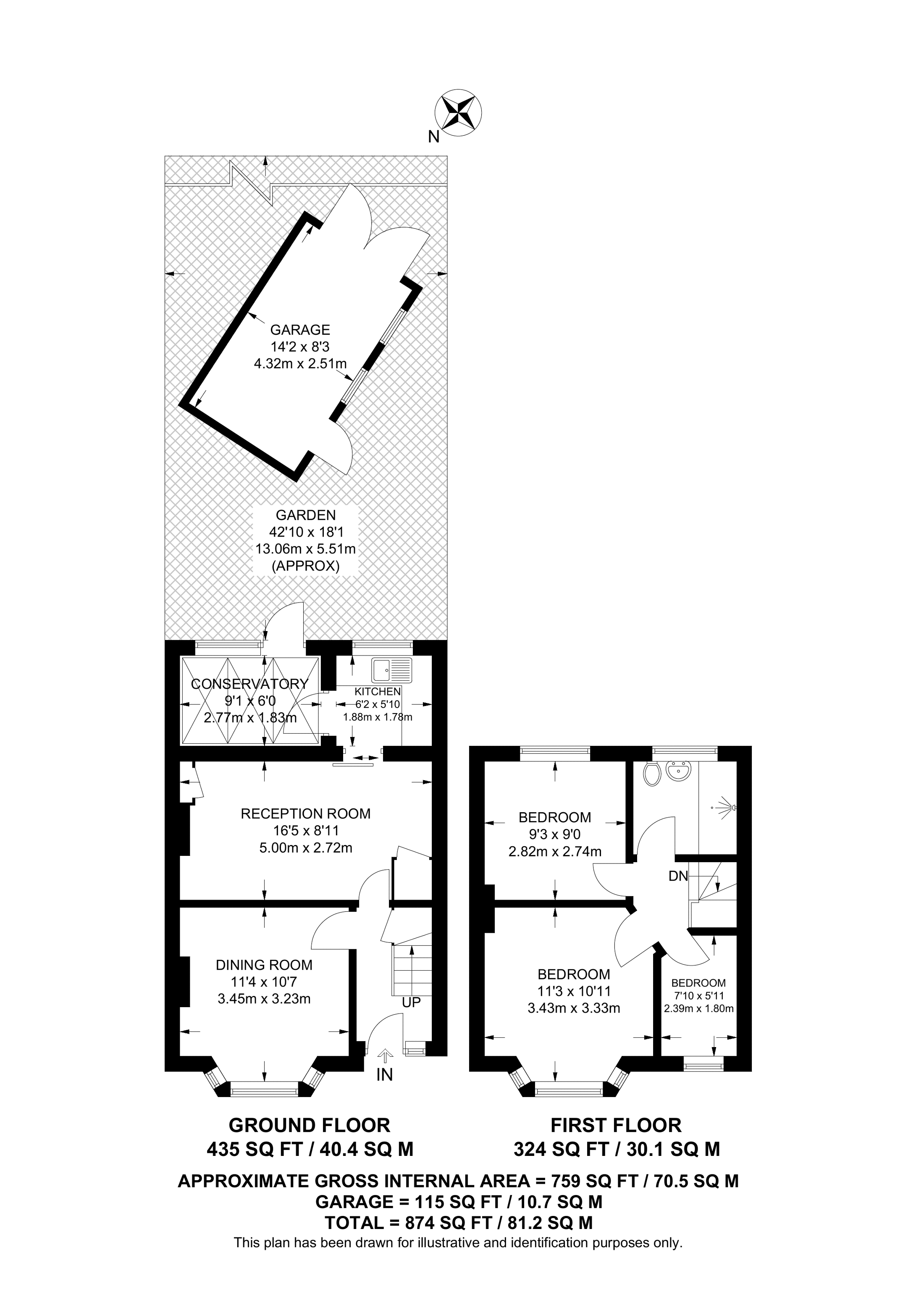Lisbon Avenue, Twickenham floorplan