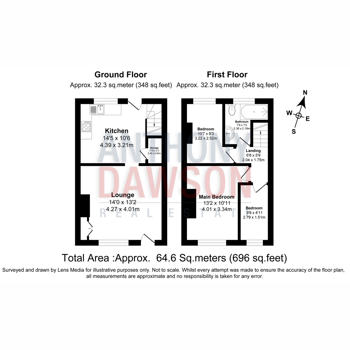 14, Adlington Street, Burnley floorplan