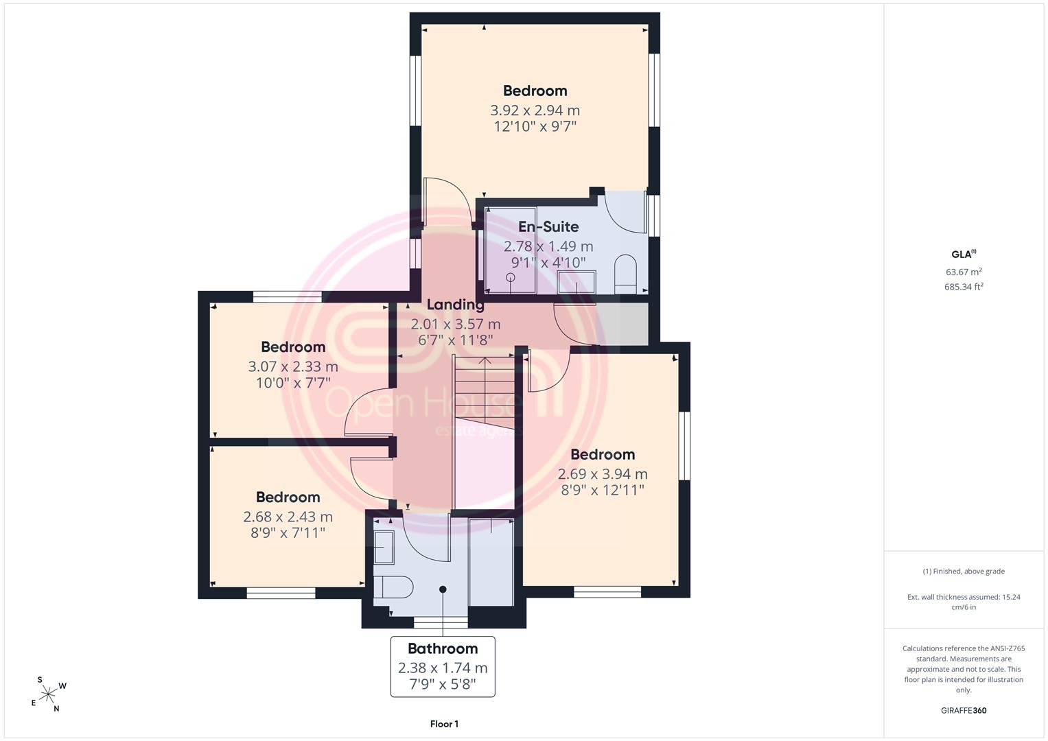 22, Luton Road, Swadlincote floorplan