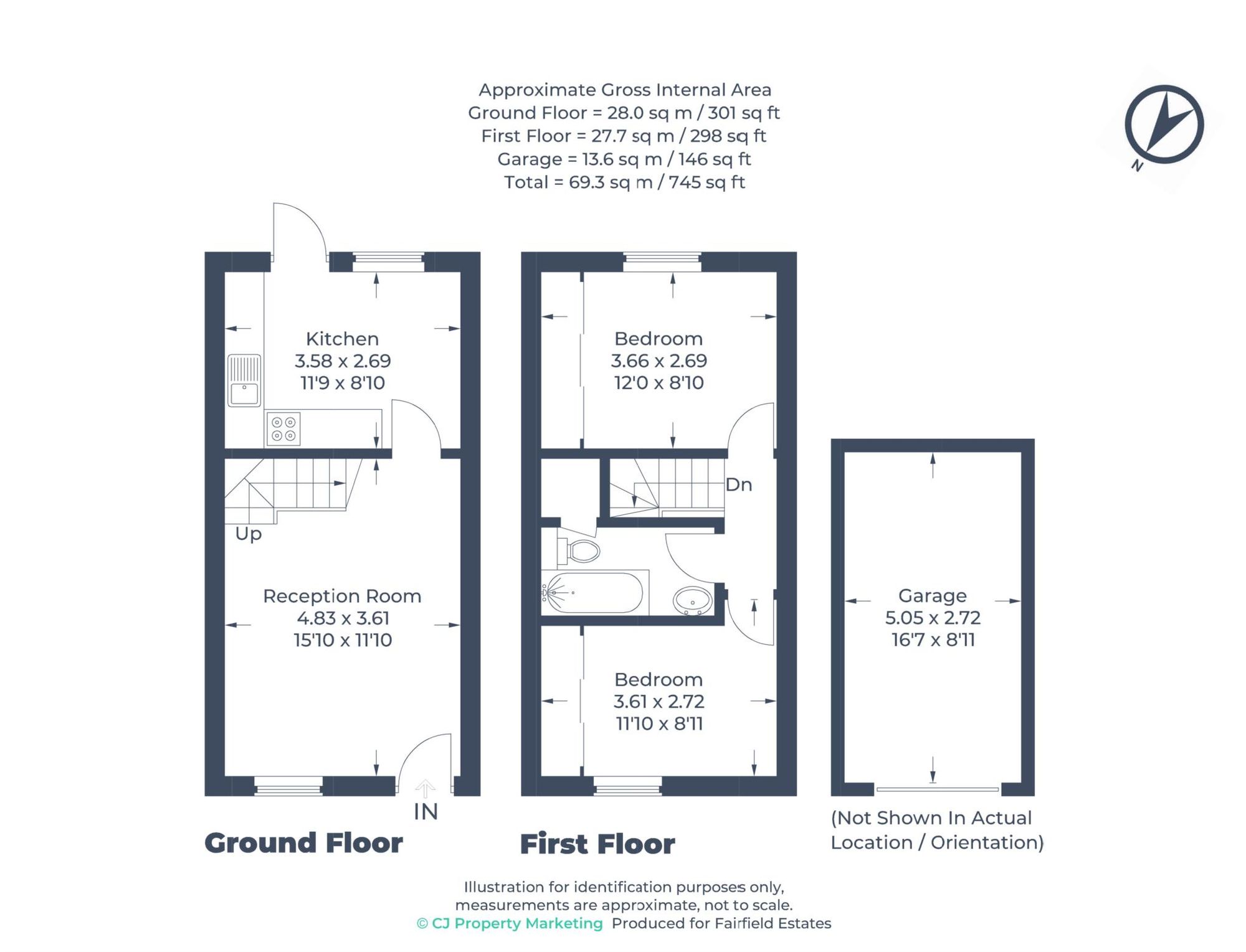 42 Redwood Close, Watford floorplan
