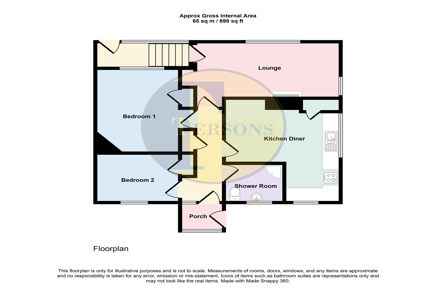 7, Target Firs, Temple Ewell, Dover floorplan