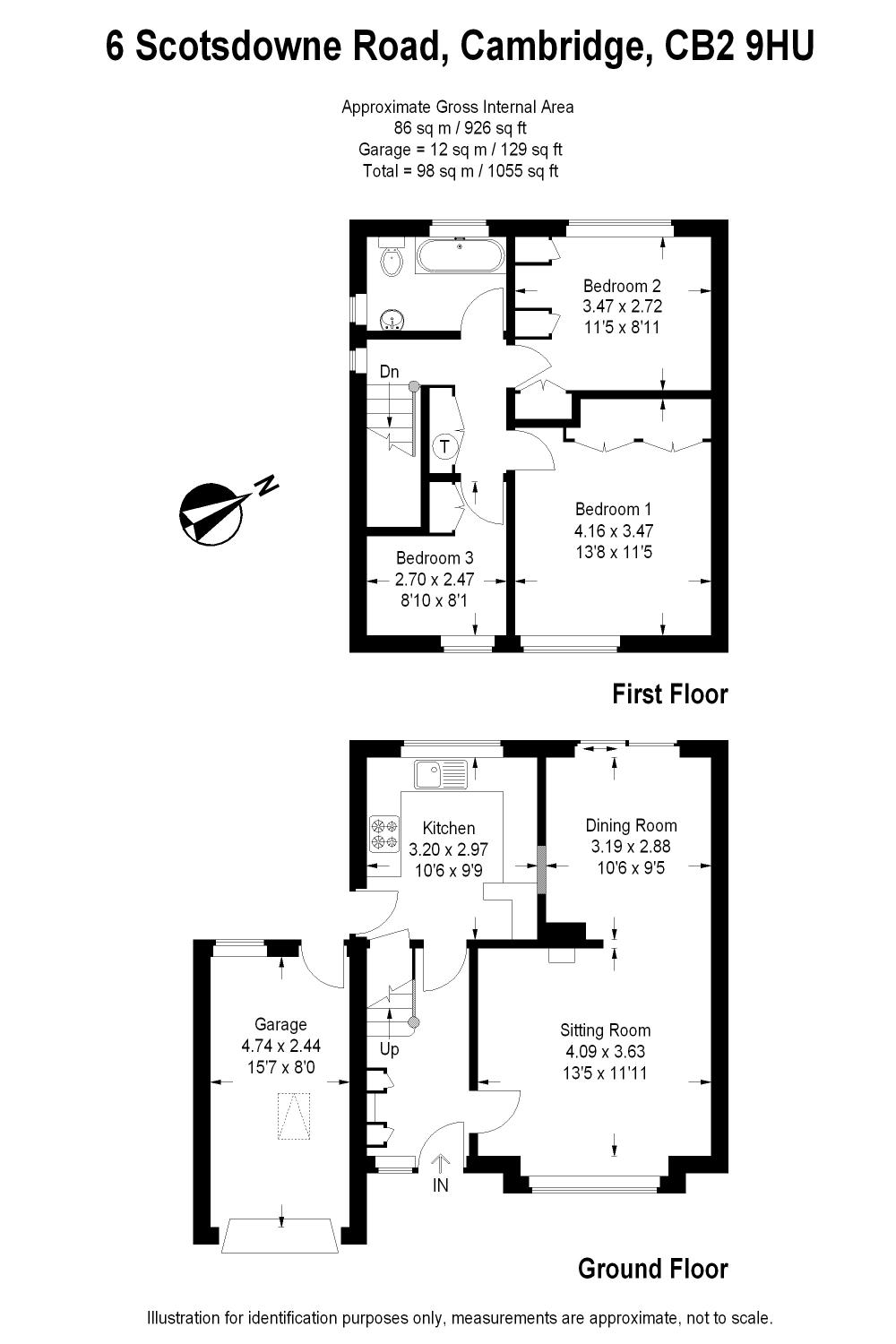 6, Scotsdowne Road, Cambridge floorplan