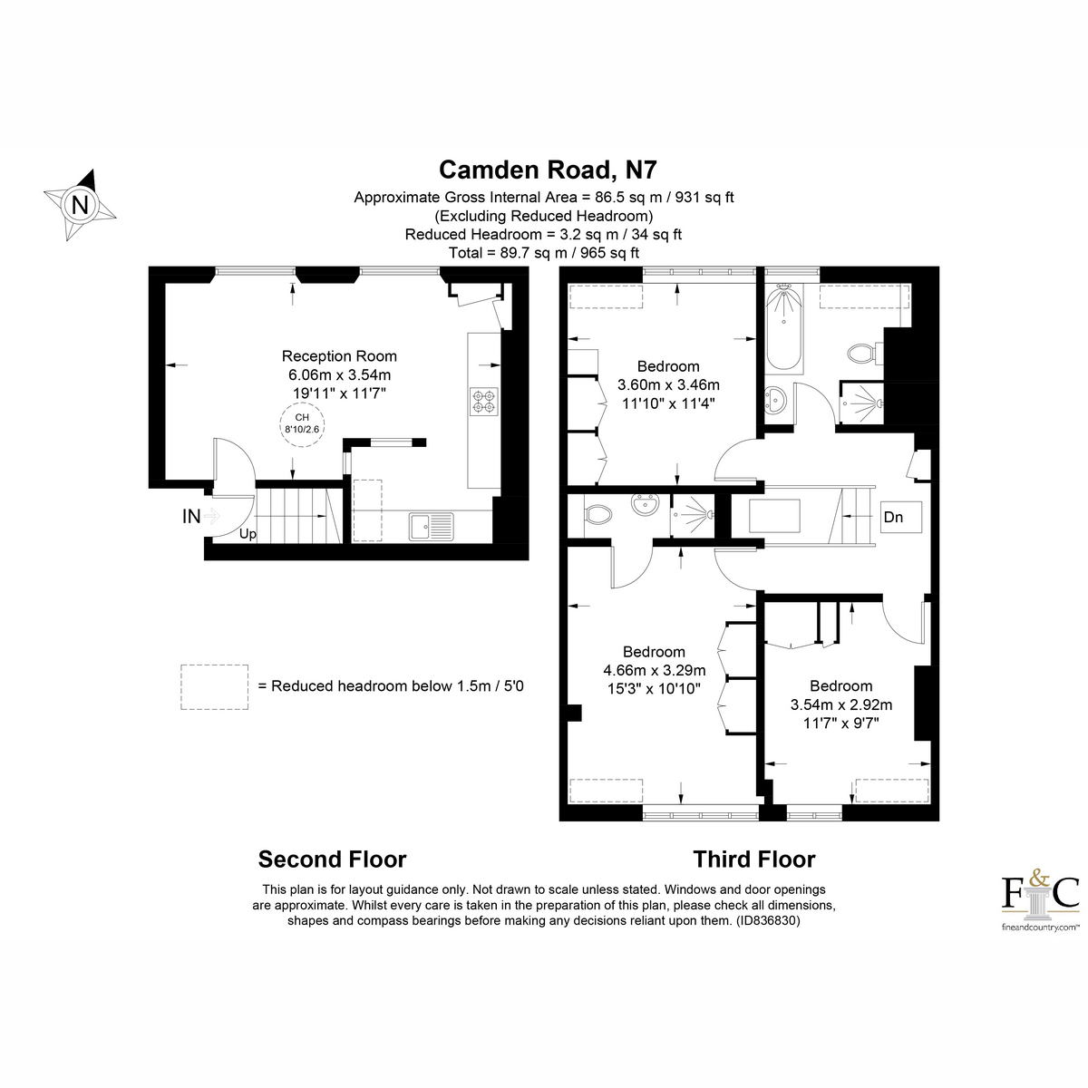 Camden Road, London N7, 3 bedroom flat for sale 61160032 PrimeLocation