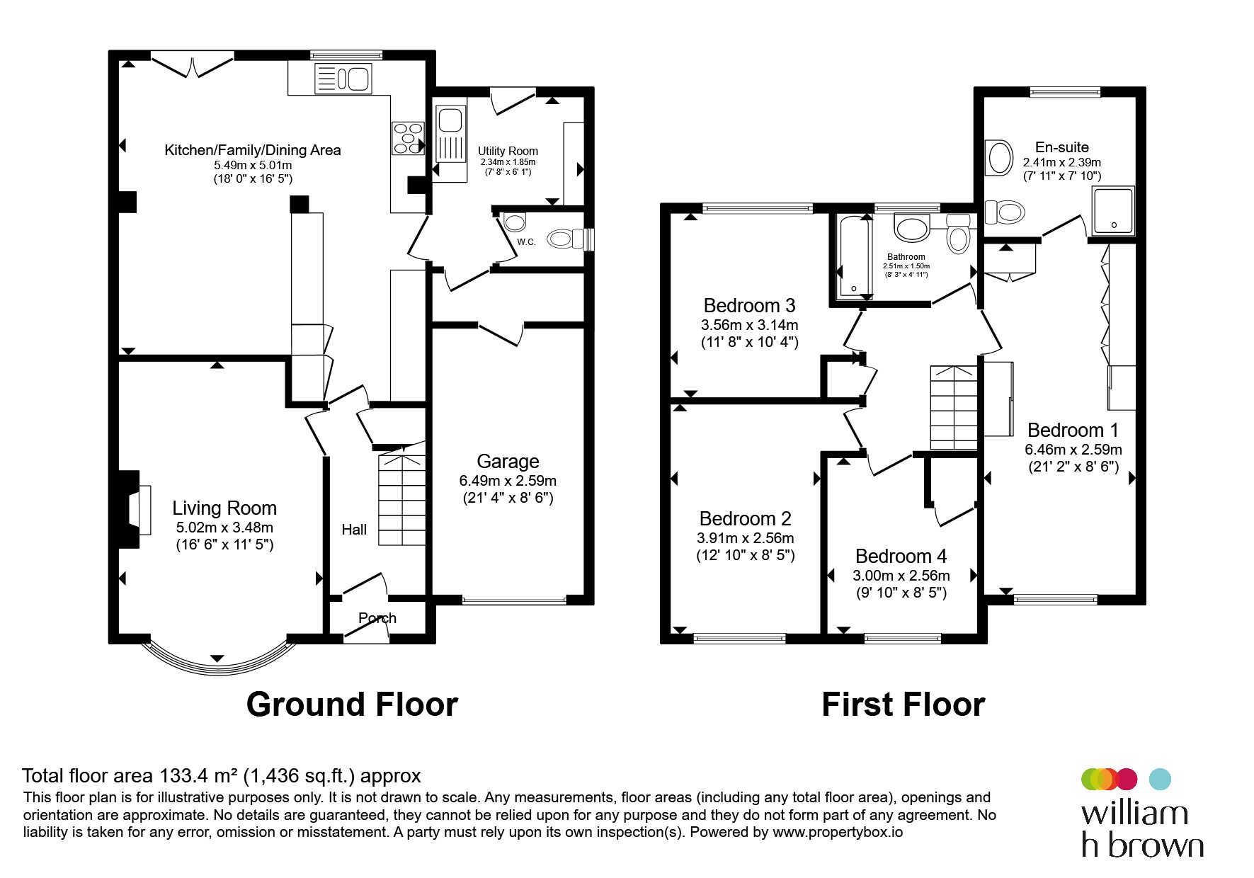 44, Playford Close, Kettering floorplan