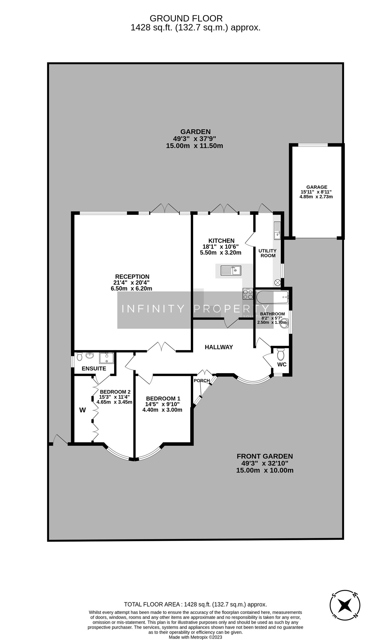 Woodhill Crescent, Harrow HA3, 2 bedroom detached bungalow for sale