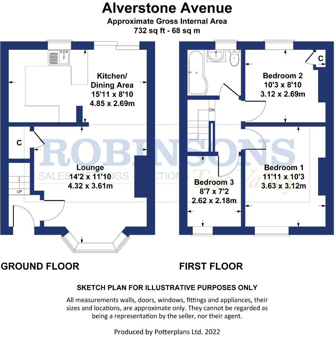 Alverstone Avenue, Hartlepool TS25, 3 bedroom terraced house for sale