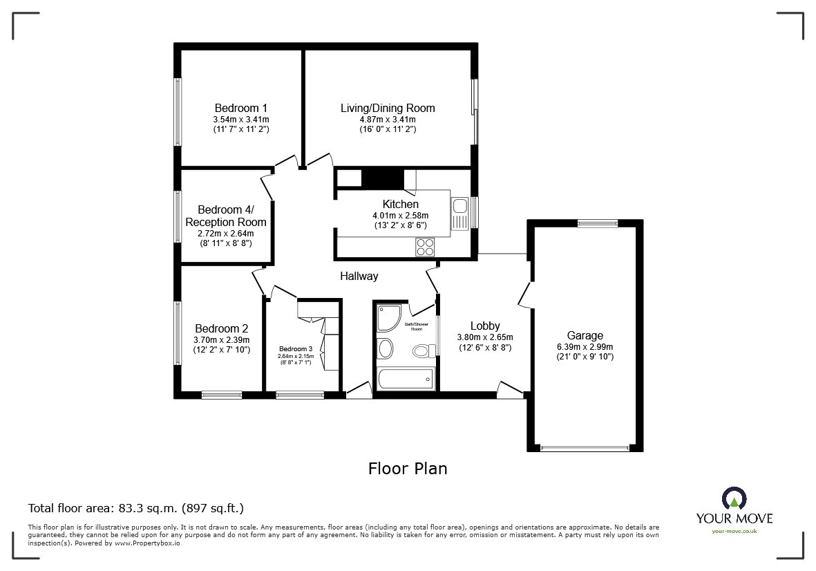 2, Bridgeman Road, Shropshire floorplan