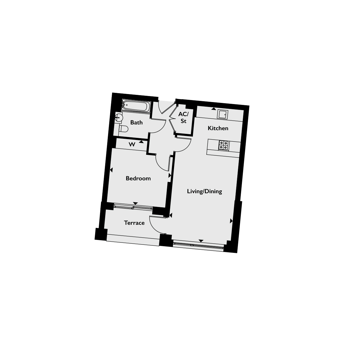 1 Bedrooms Flat for sale in St. Pauls Way, Bow, London E3