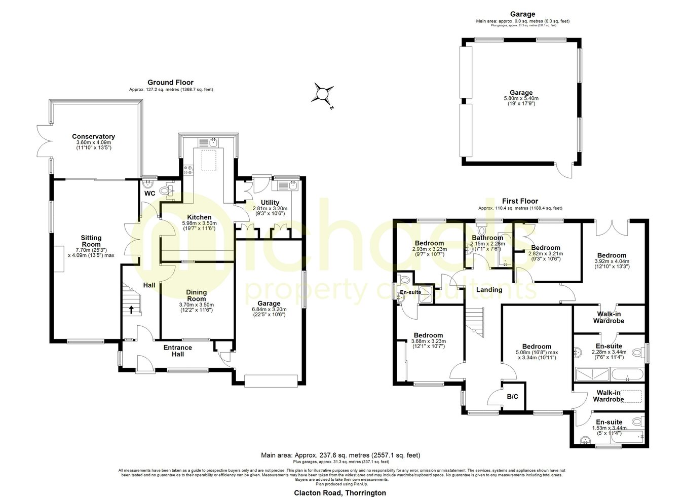 Sylvan, Clacton Road, Colchester floorplan