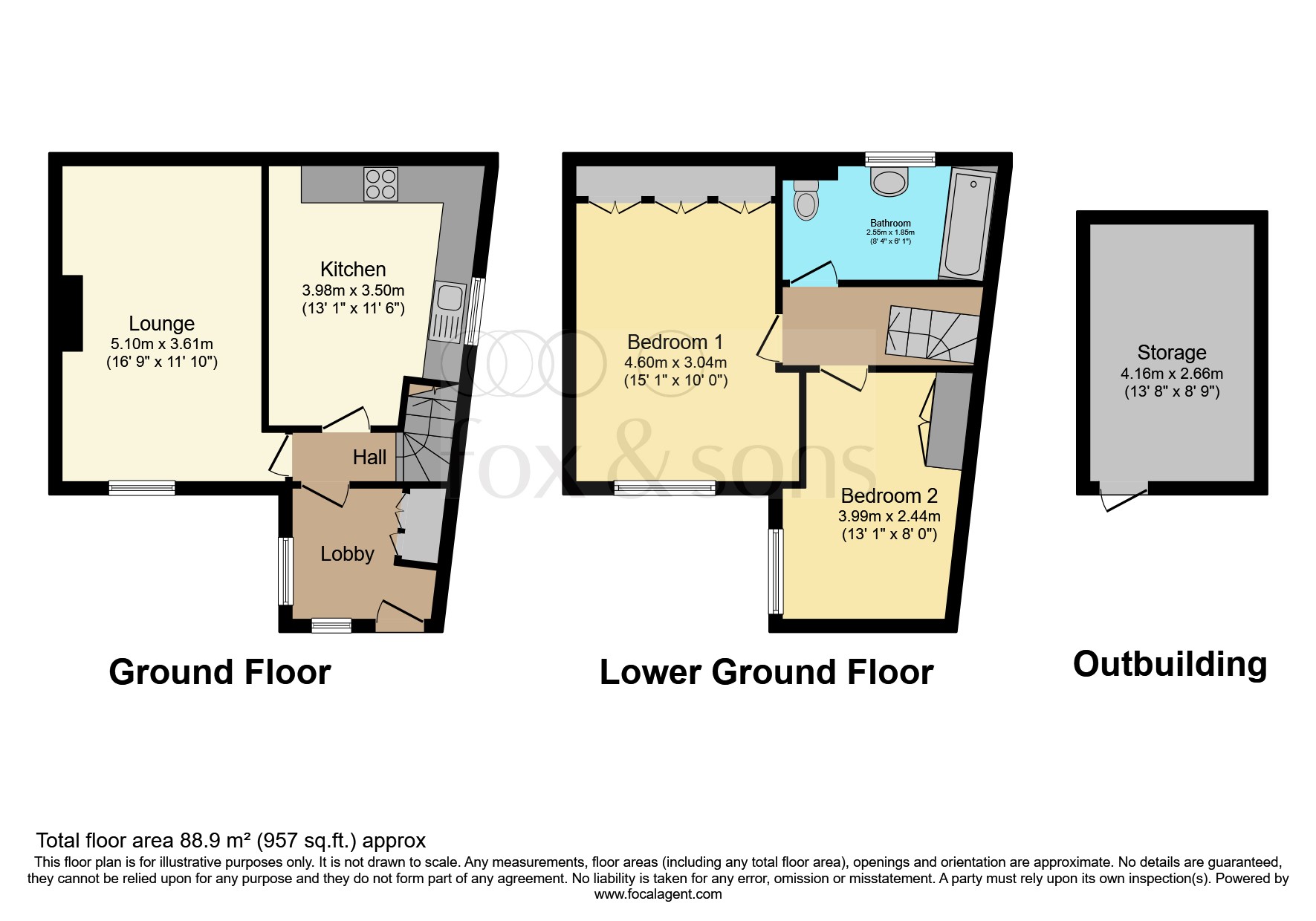 Maisonette, 32, Rock Grove, Brighton floorplan
