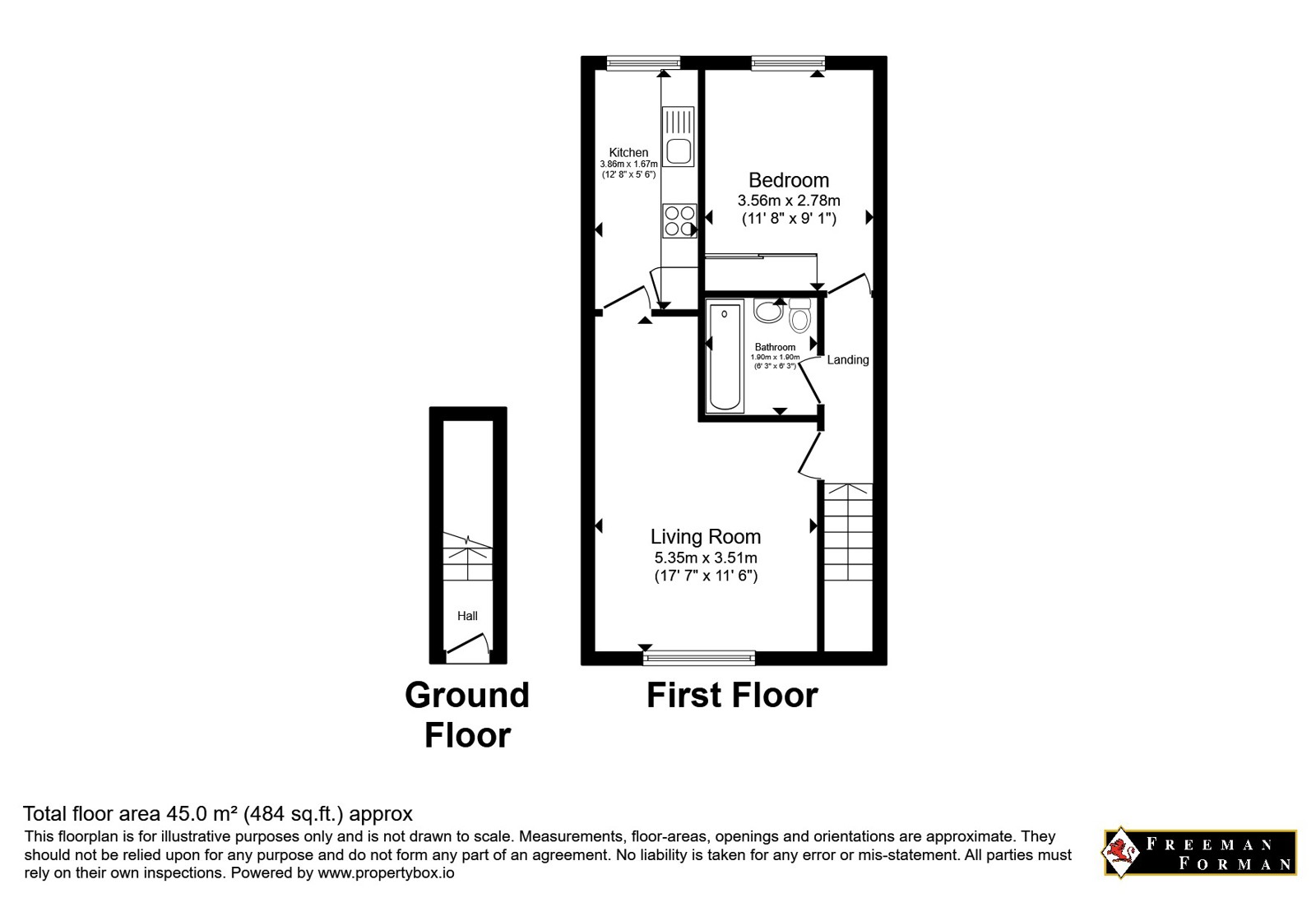 1 Field View,, Bishops Lane, East Sussex floorplan