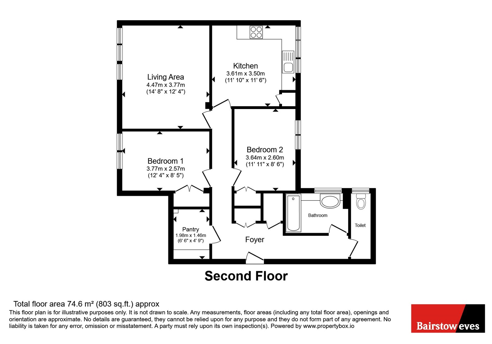 60, Wayford Street, London floorplan