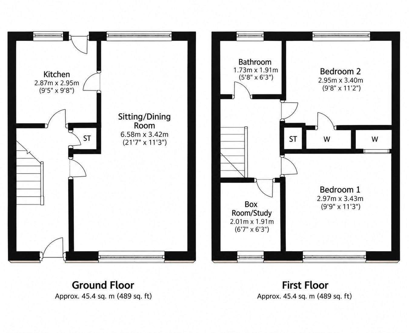 43, Balmoral Place, Stenhousemuir floorplan