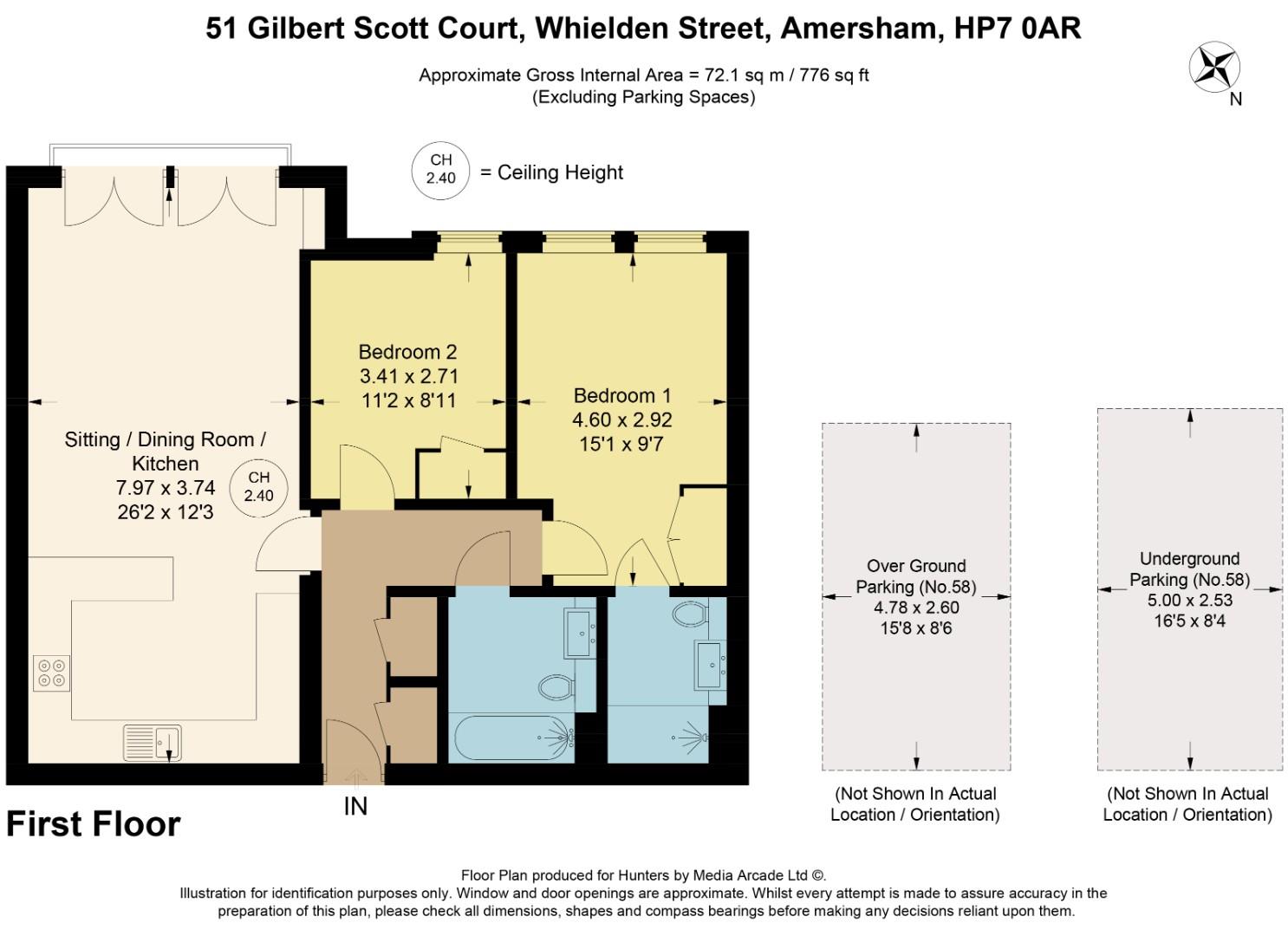 51 Gilbert Scott Court, Whielden Street, Amersham floorplan