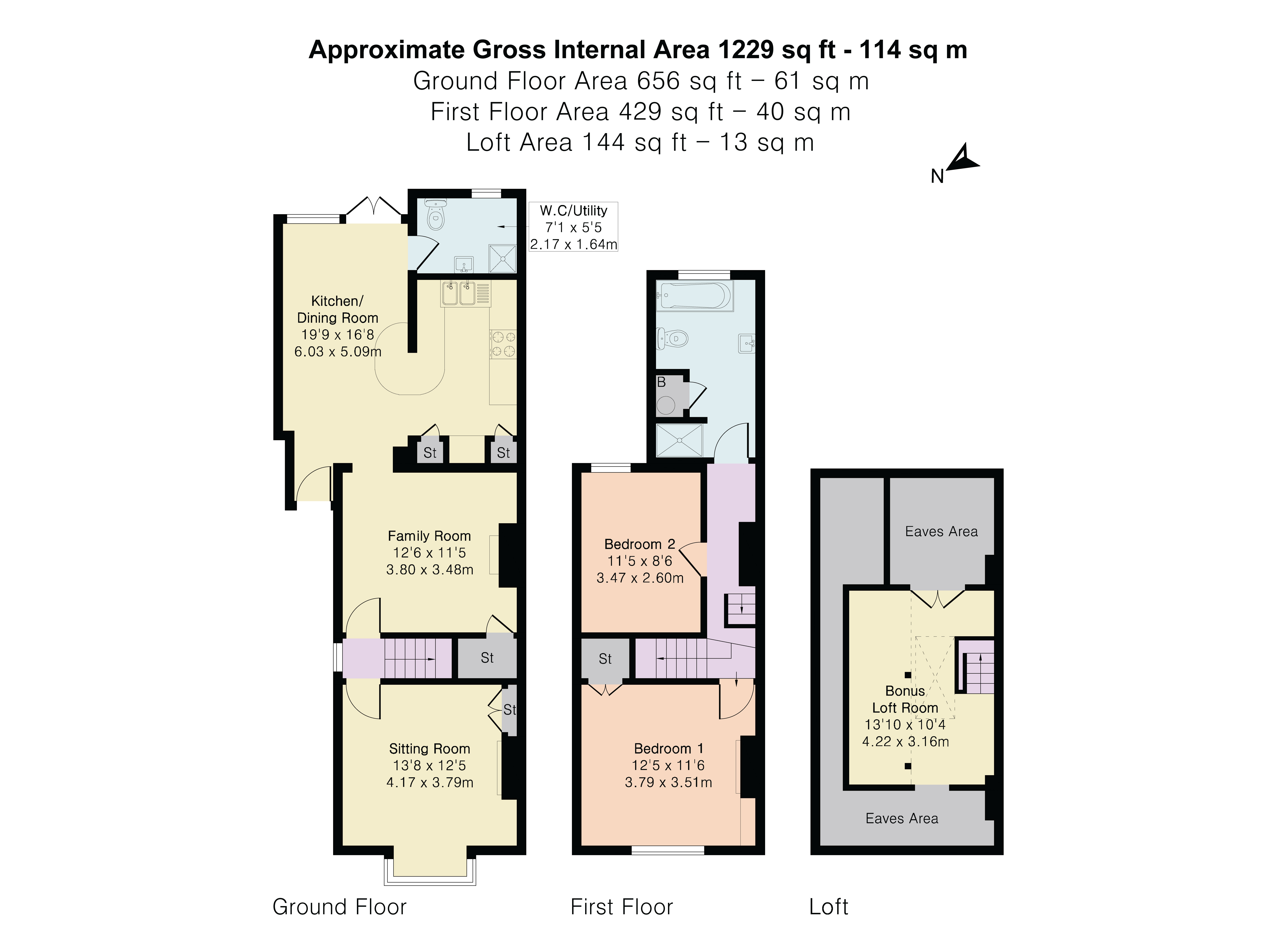 5, Oakdene Road, Guildford floorplan