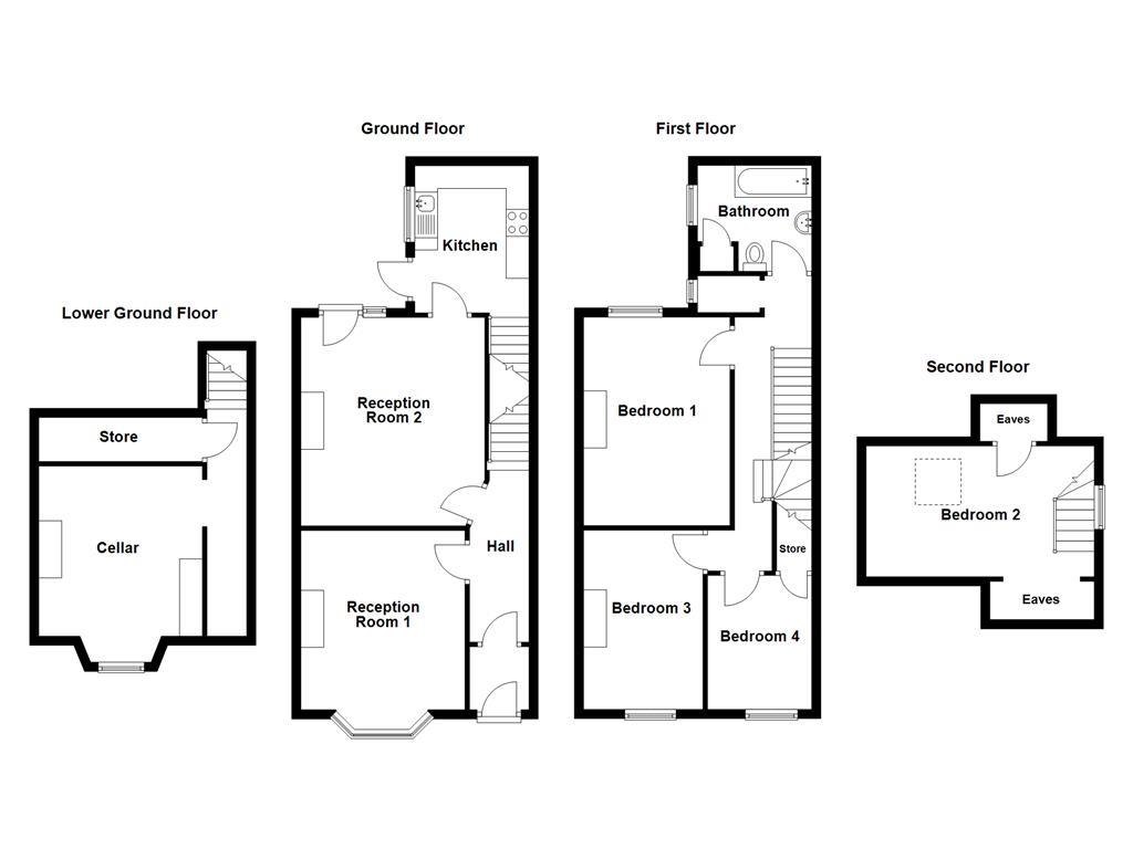 1b, York Street, Colne floorplan