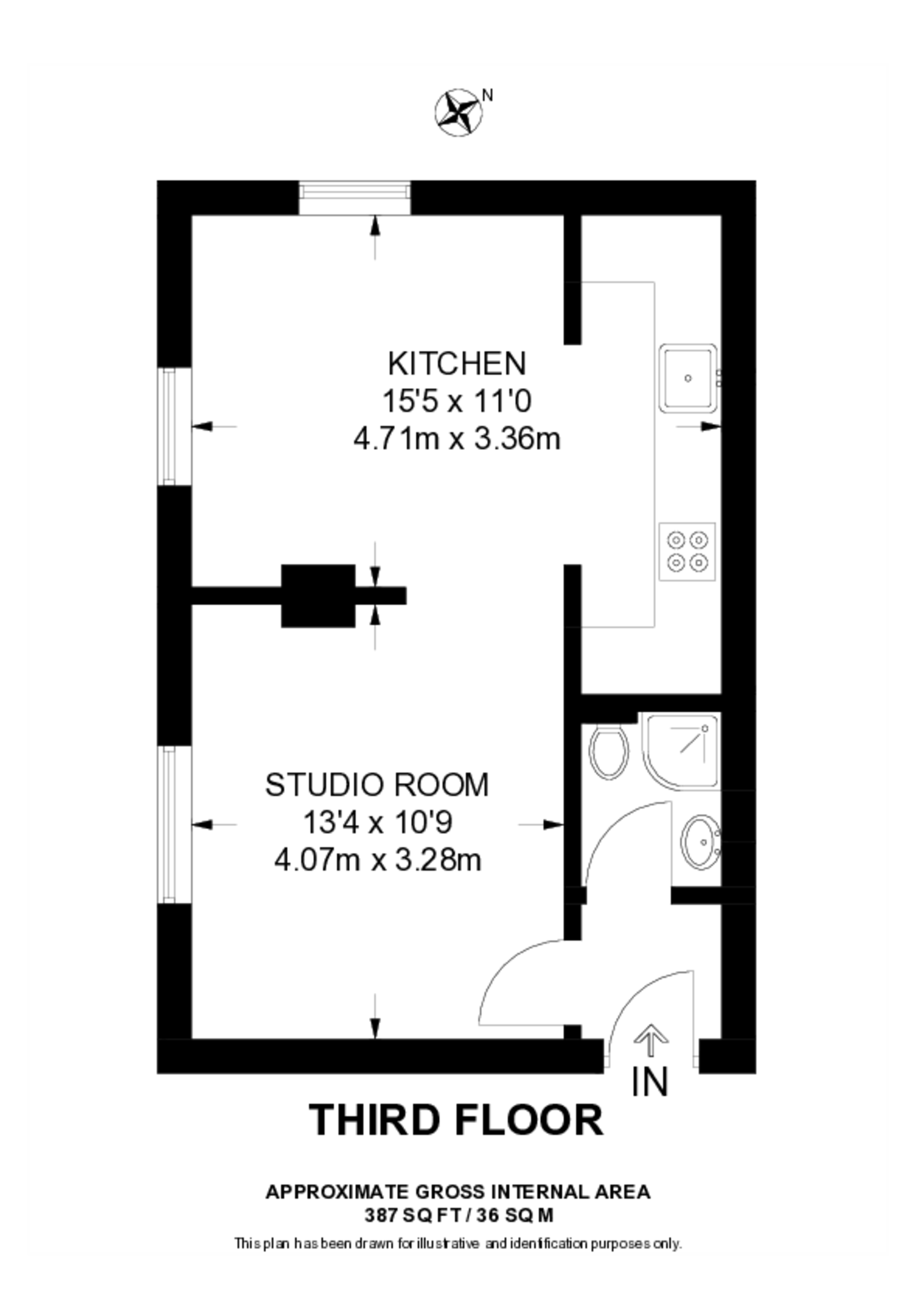 Endsleigh Mansions, Streatham Hill floorplan