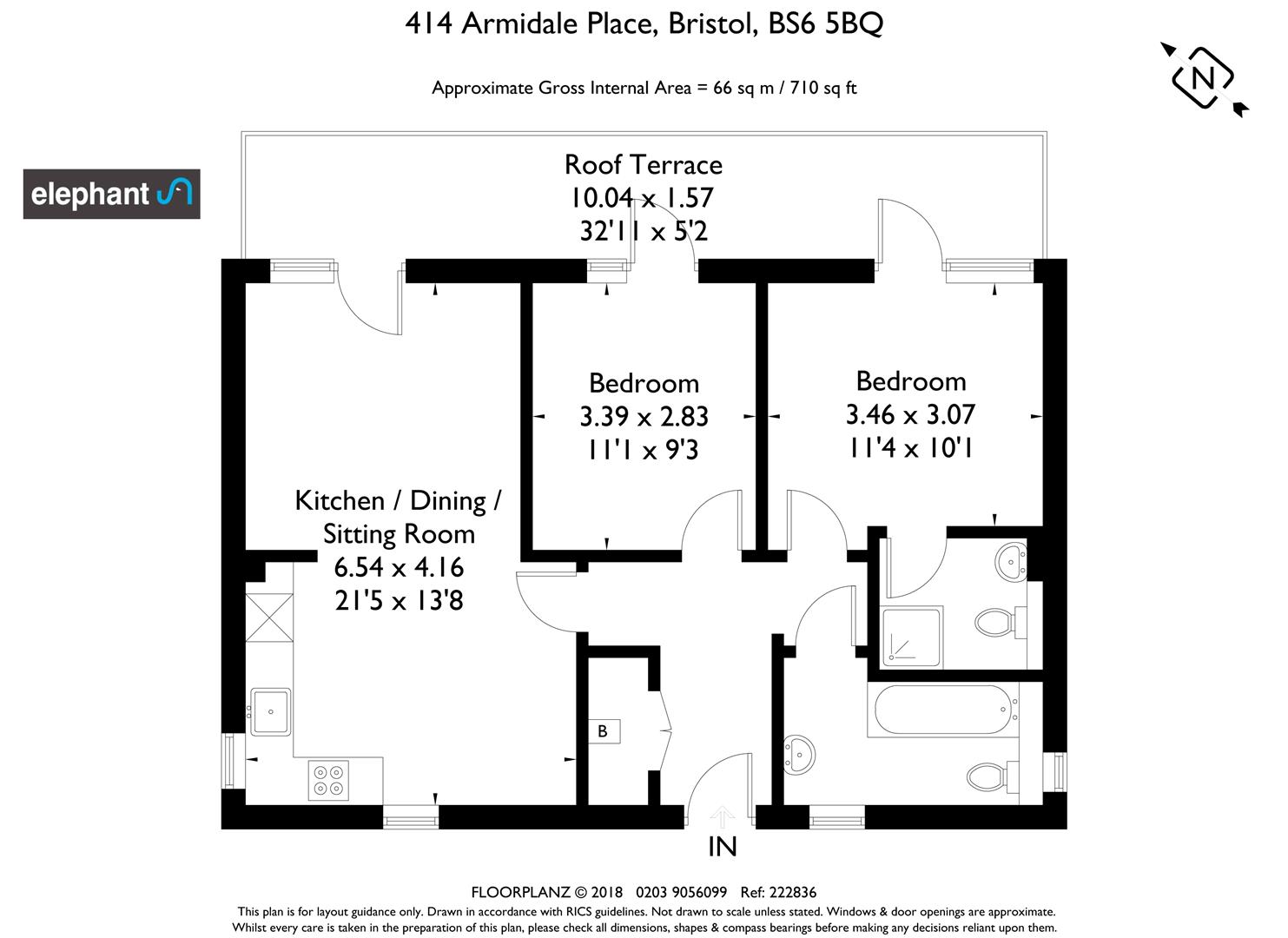 2 Bedrooms Flat for sale in Armidale Place, Bristol BS6