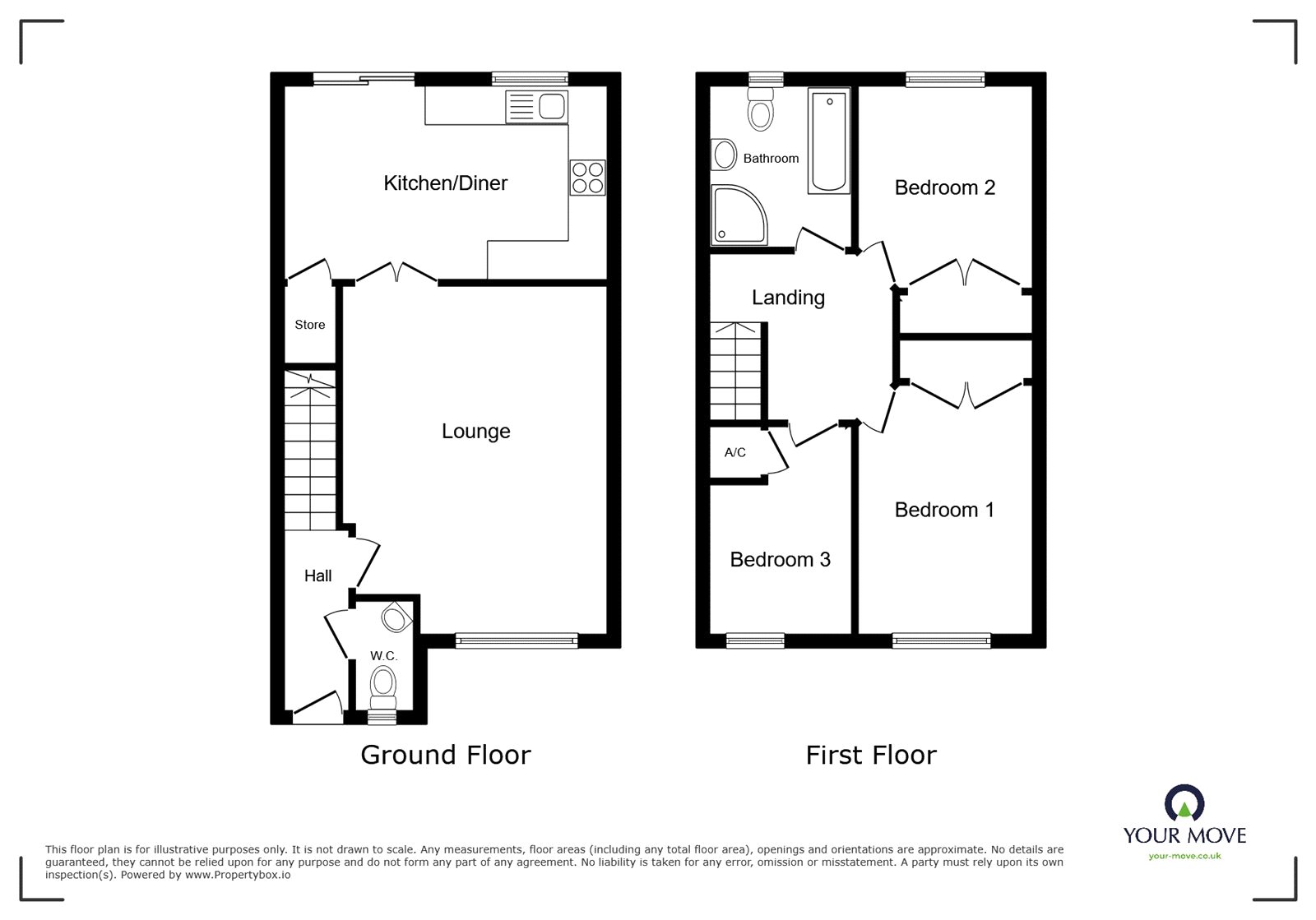 19, Charlestown Grove, Staffordshire floorplan
