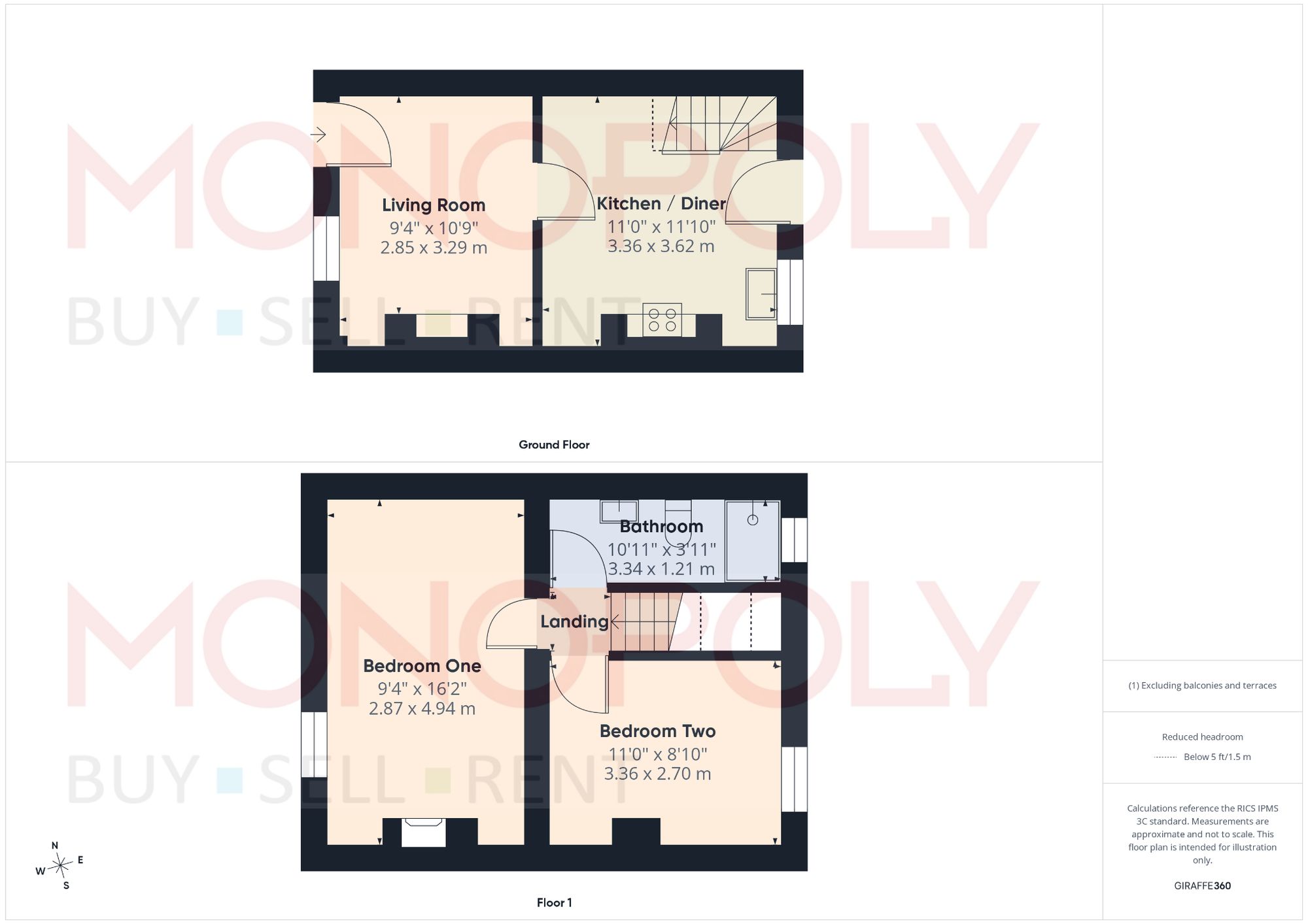 5 Montrose Terrace Old Wrexham Road, Wrexham floorplan