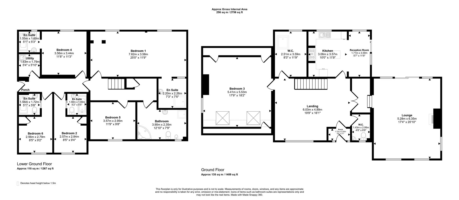 Pen Carreg, Catherine Street, Haverfordwest floorplan