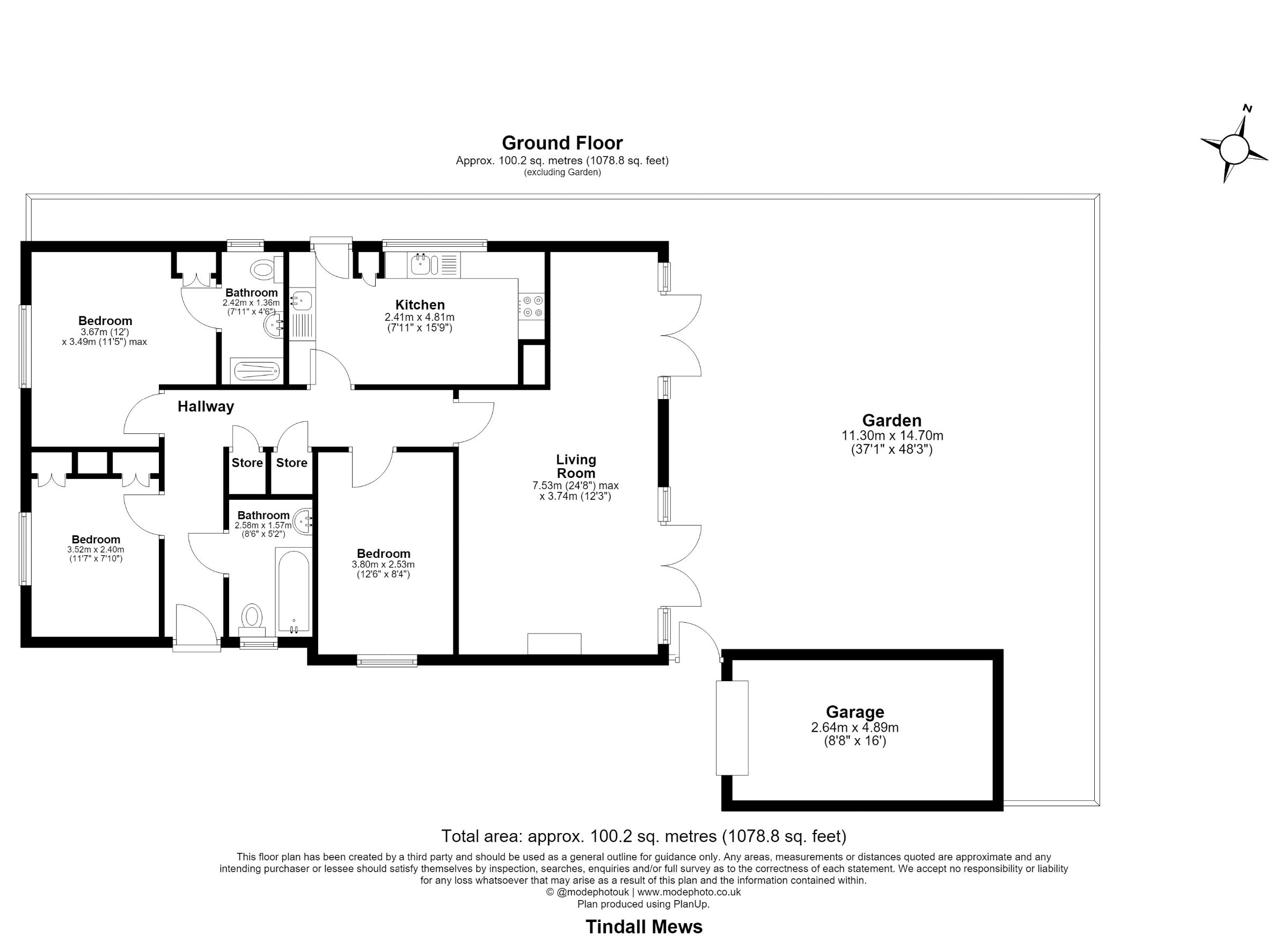 2 Tindall Mews, Hornchurch floorplan