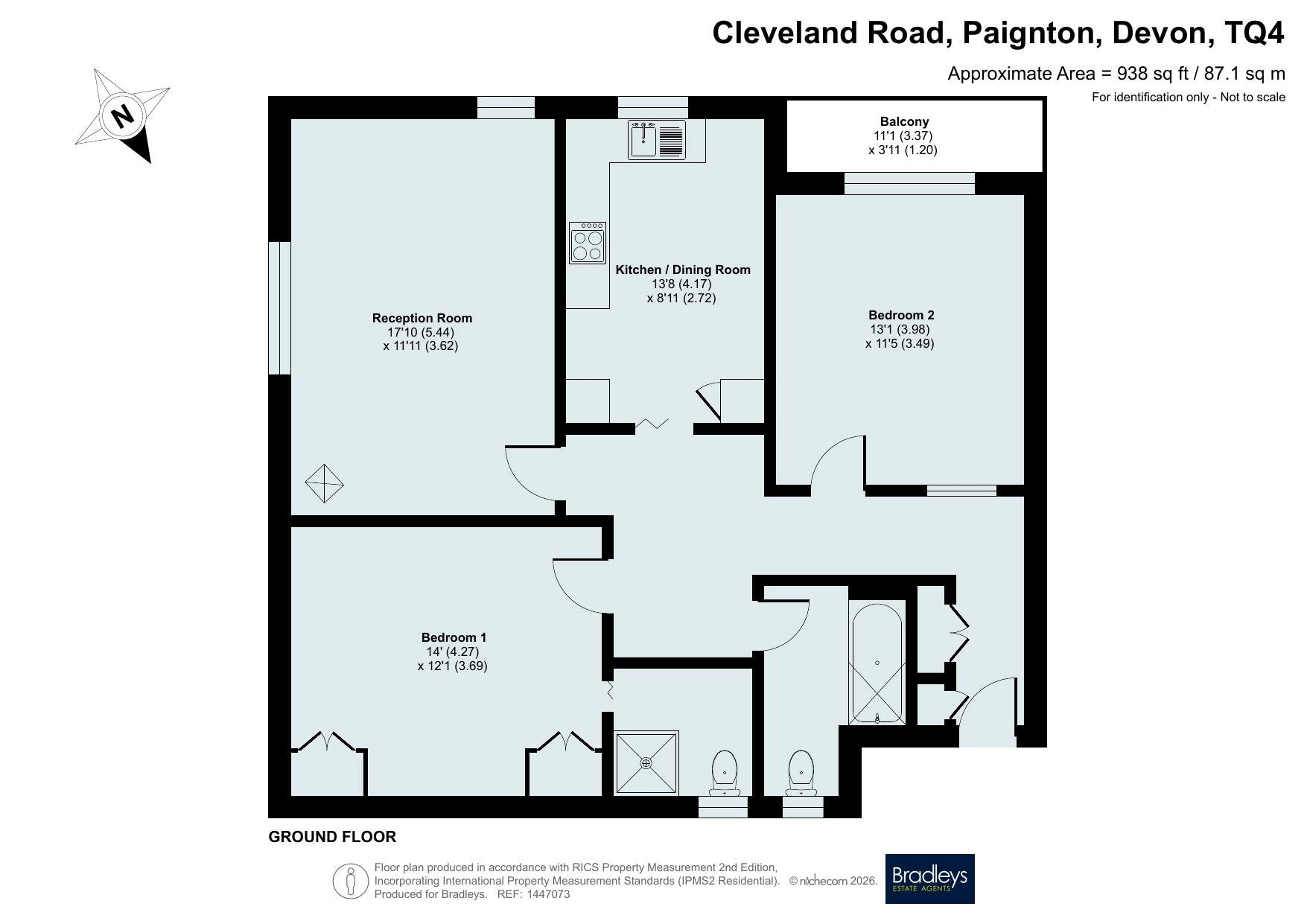 6 Cleveland Court,, Cleveland Road, Devon floorplan