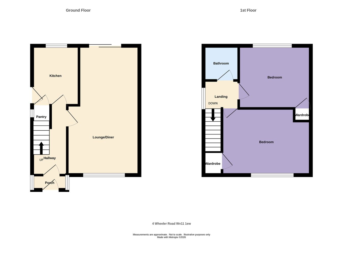 4, Wheeler Road, Wolverhampton floorplan