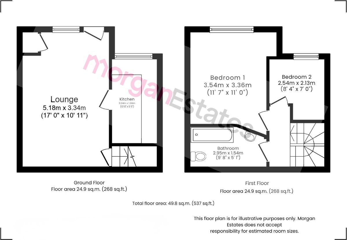 82 Westbury Place South, Leeds floorplan