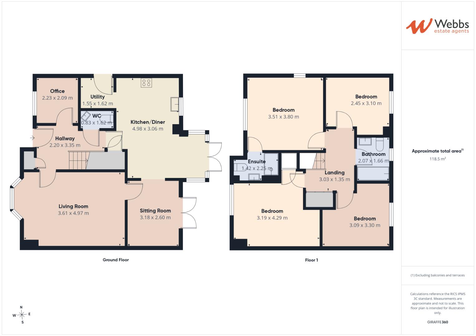 6, Mason Drive, Cannock floorplan