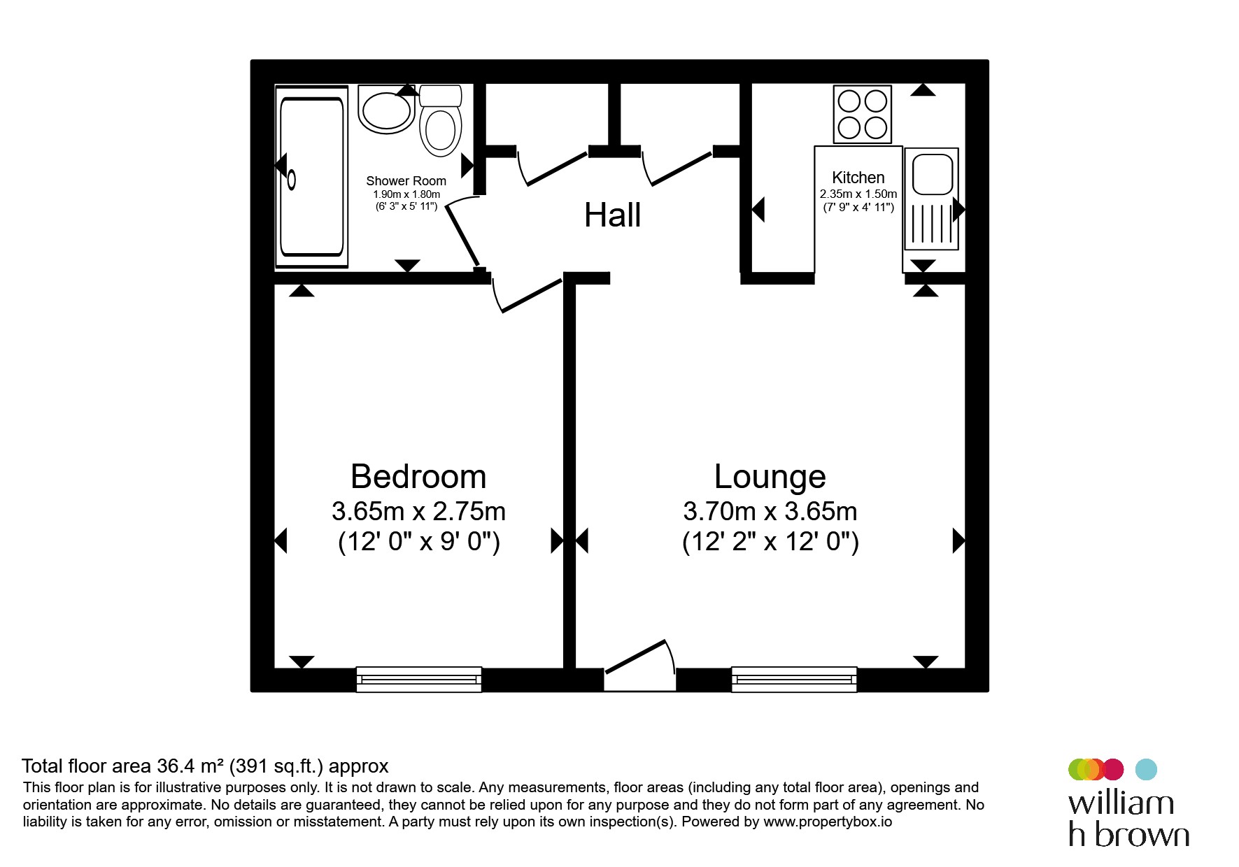 366, Baddow Road, Chelmsford floorplan